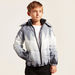 Iconic Ombre Printed Jacket with Long Sleeves and Hood-Coats and Jackets-thumbnail-1