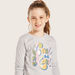 Juniors Embellished T-shirt with Long Sleeves-T Shirts-thumbnailMobile-2