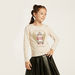 Juniors Embellished T-shirt with Round Neck and Long Sleeves-T Shirts-thumbnail-1