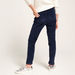 Juniors Solid Jeggings with Elasticated Waistband and Pockets-Jeans and Jeggings-thumbnail-3