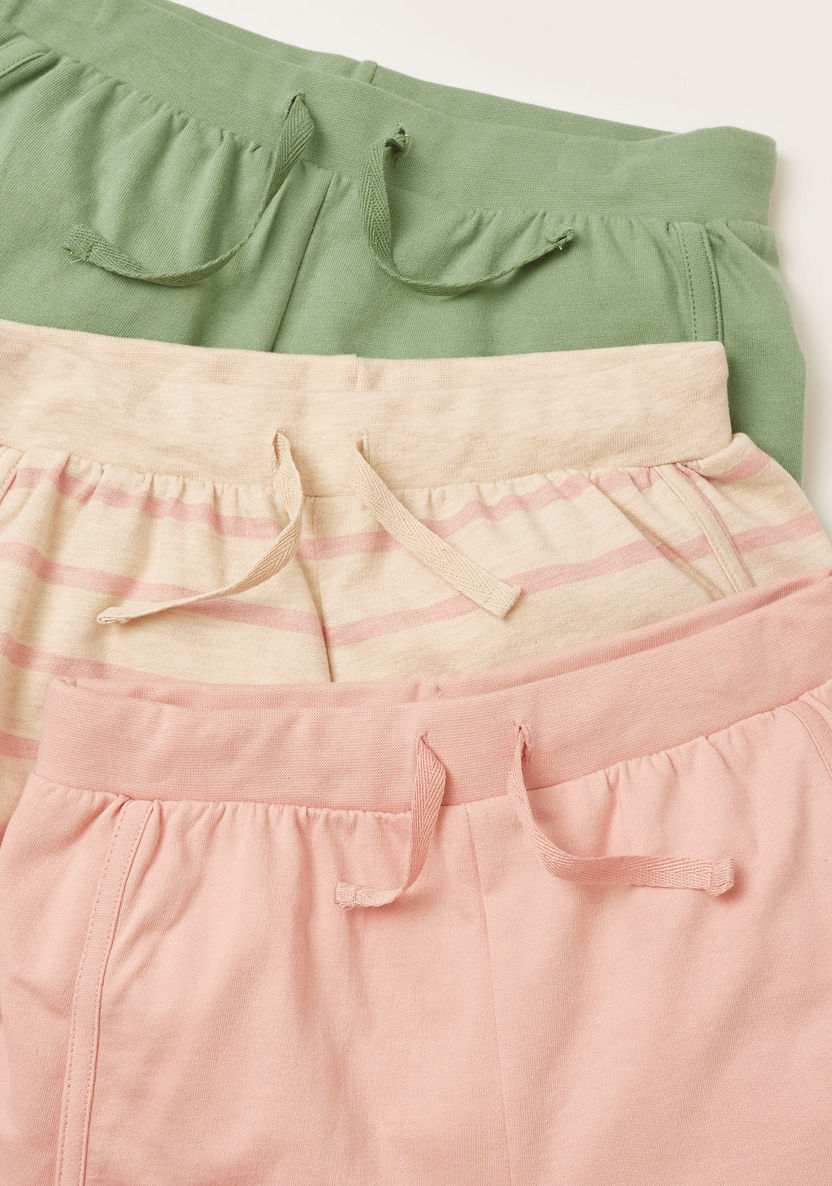 Juniors Assorted Shorts with Pockets and Drawstring Closure - Set of 3-Shorts-image-1