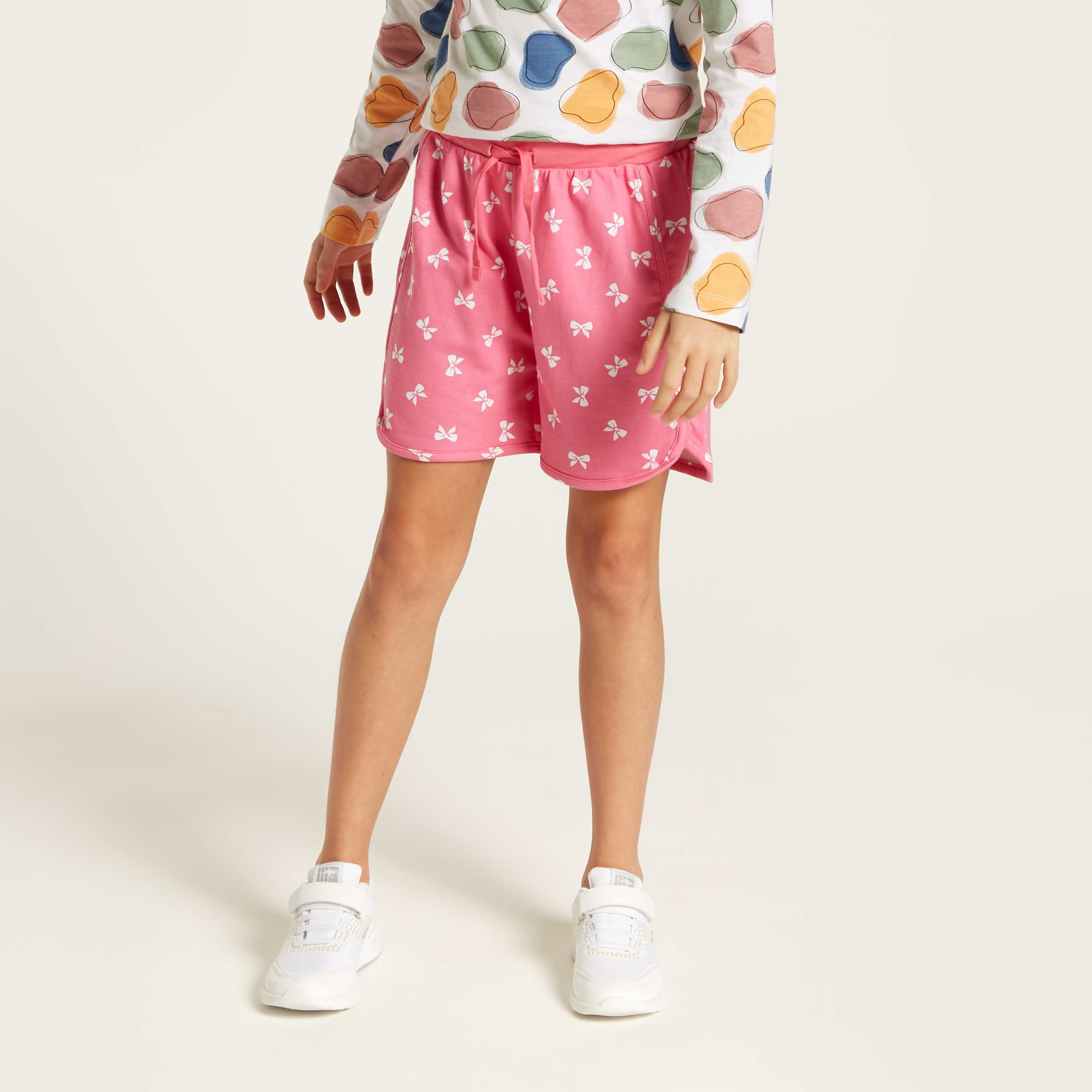 Juniors Assorted Shorts with Drawstring Closure - Set of 3-girls-clothing-multipacks-image-7