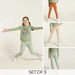 Juniors Assorted Leggings with Elasticated Waistband - Set of 3-Multipacks-thumbnail-0