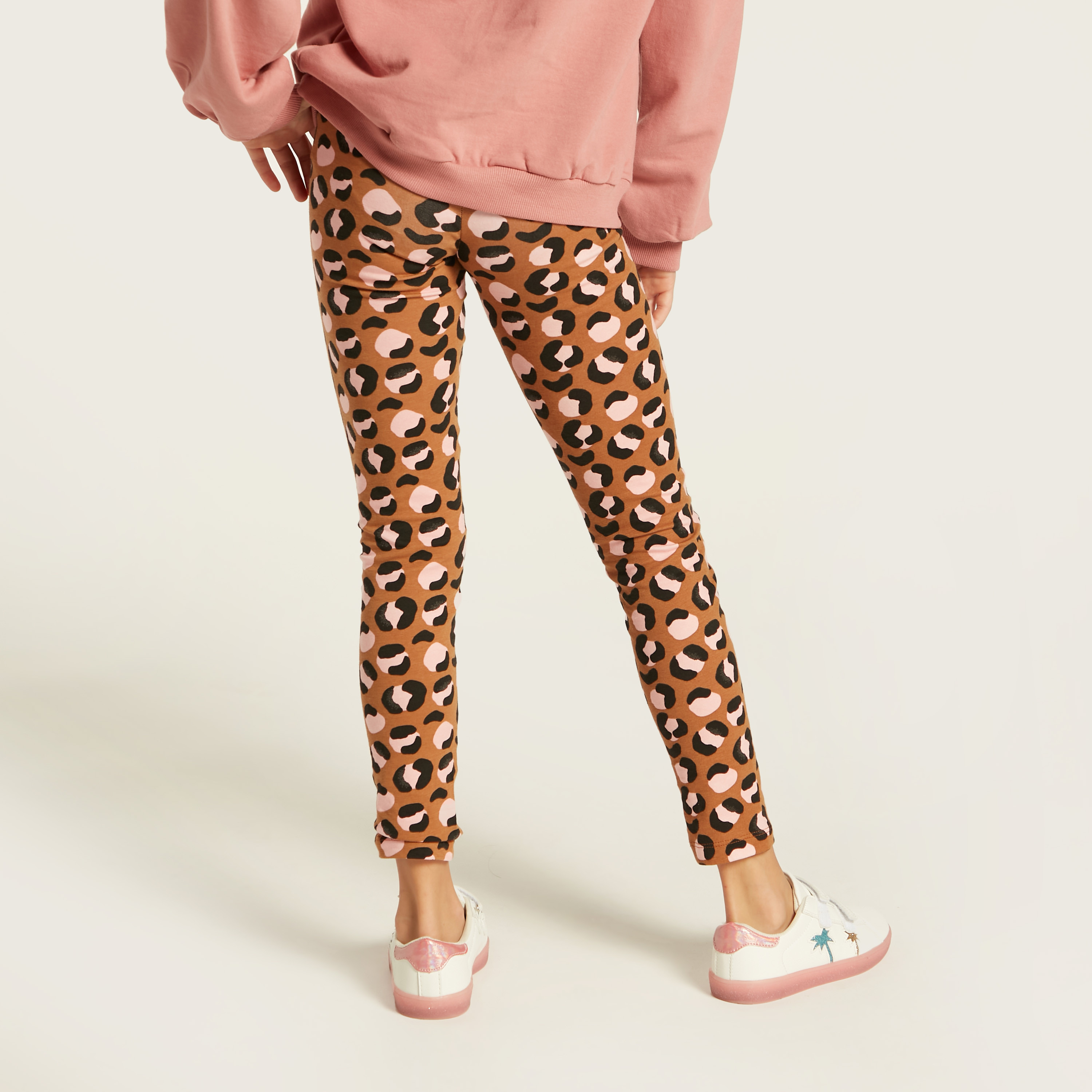 Juniors Butterfly Print Leggings-girls-clothing-multipacks-image-7