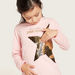 Juniors Embellished T-shirt with Long Sleeves-T Shirts-thumbnail-2