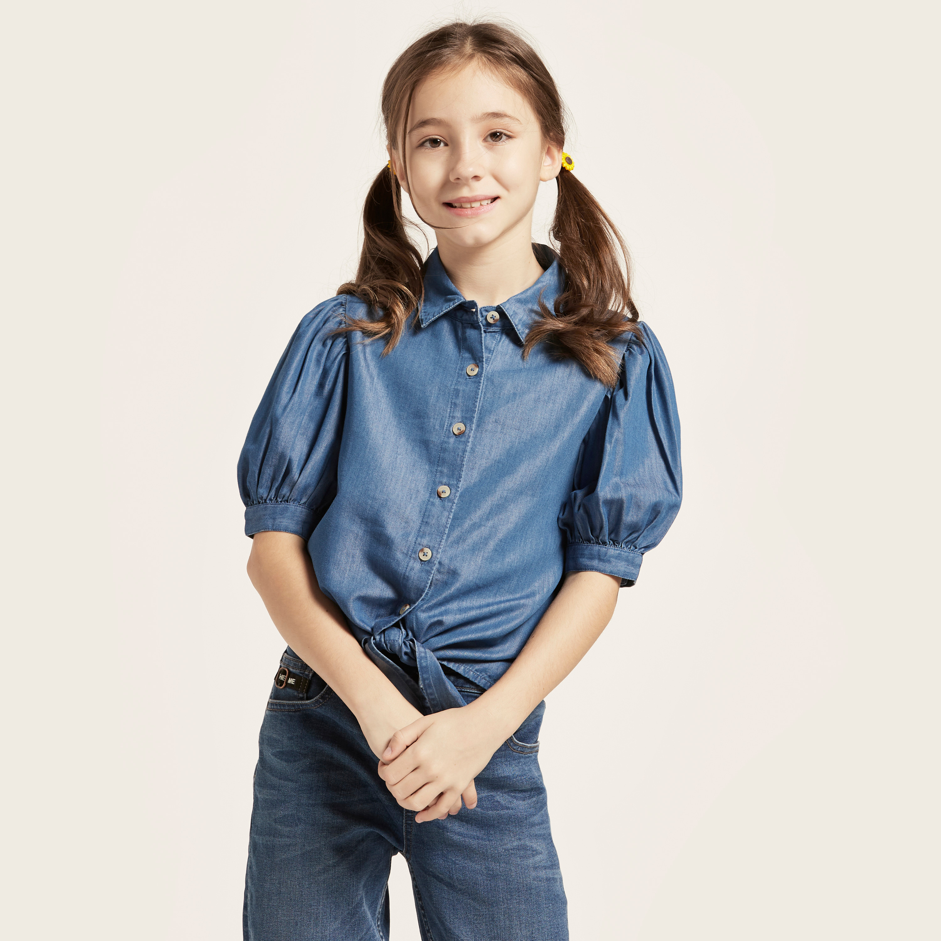 Girl 2024 denim shirt