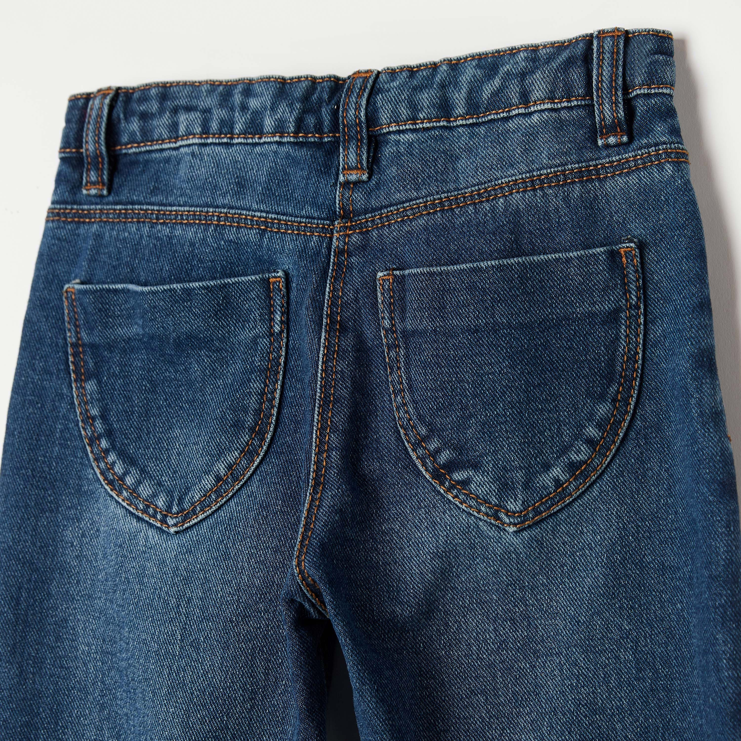 بنطلون جينز بقصّة مريحة للبنات من جونيورز-girls-clothing-bottoms-jeansandjeggings-image-3