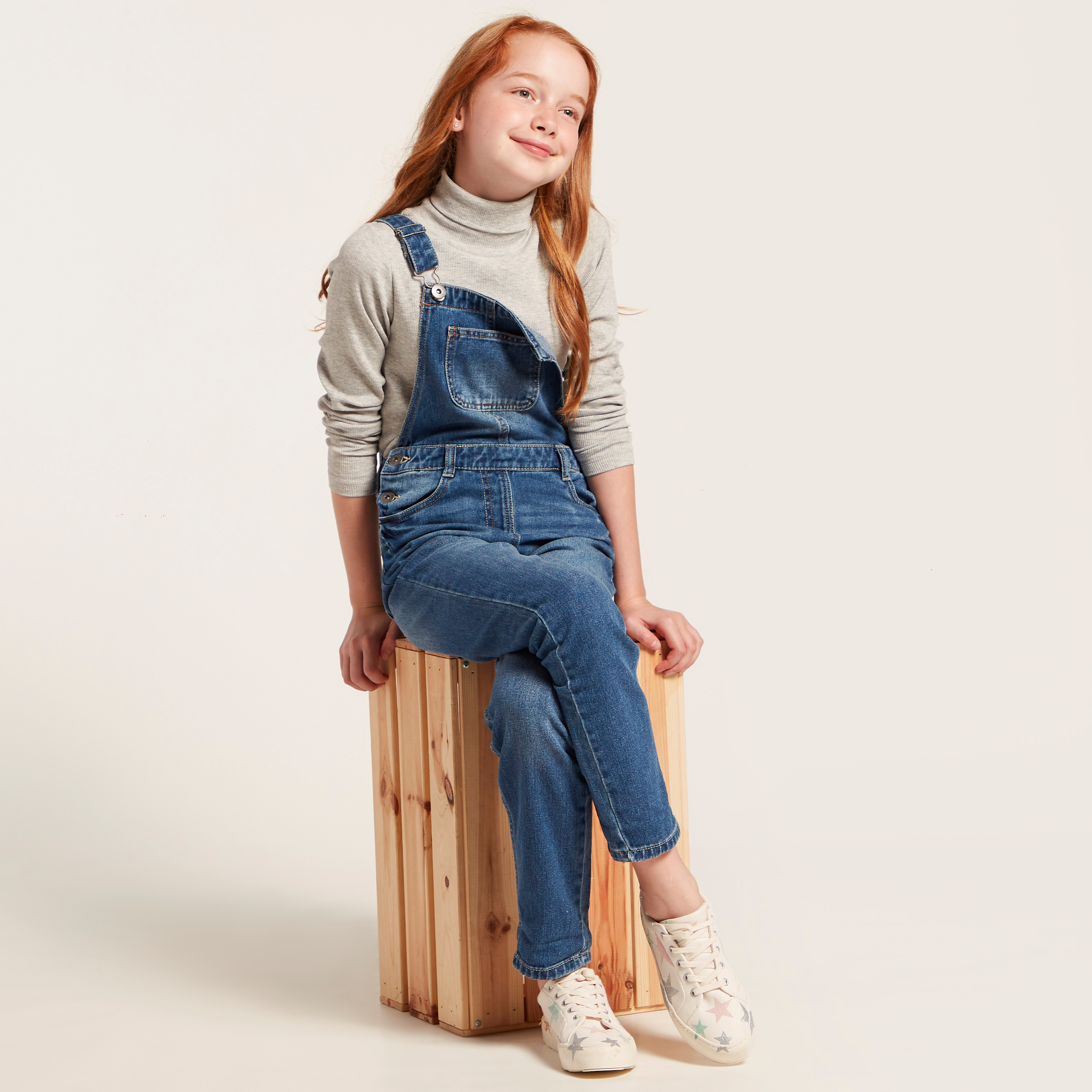 Buy Washed Denim Dungarees Online at Best Prices in India - JioMart.