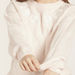 Textured Pullover with Long Sleeves-Sweaters and Cardigans-thumbnail-2