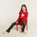 Sanrio Hello Kitty Print T-shirt with Long Sleeves and Sequin Detail-T Shirts-thumbnail-0