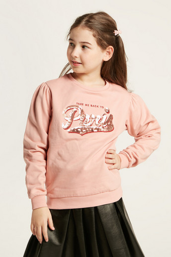 Iconic Embellished Pullover with Long Sleeves