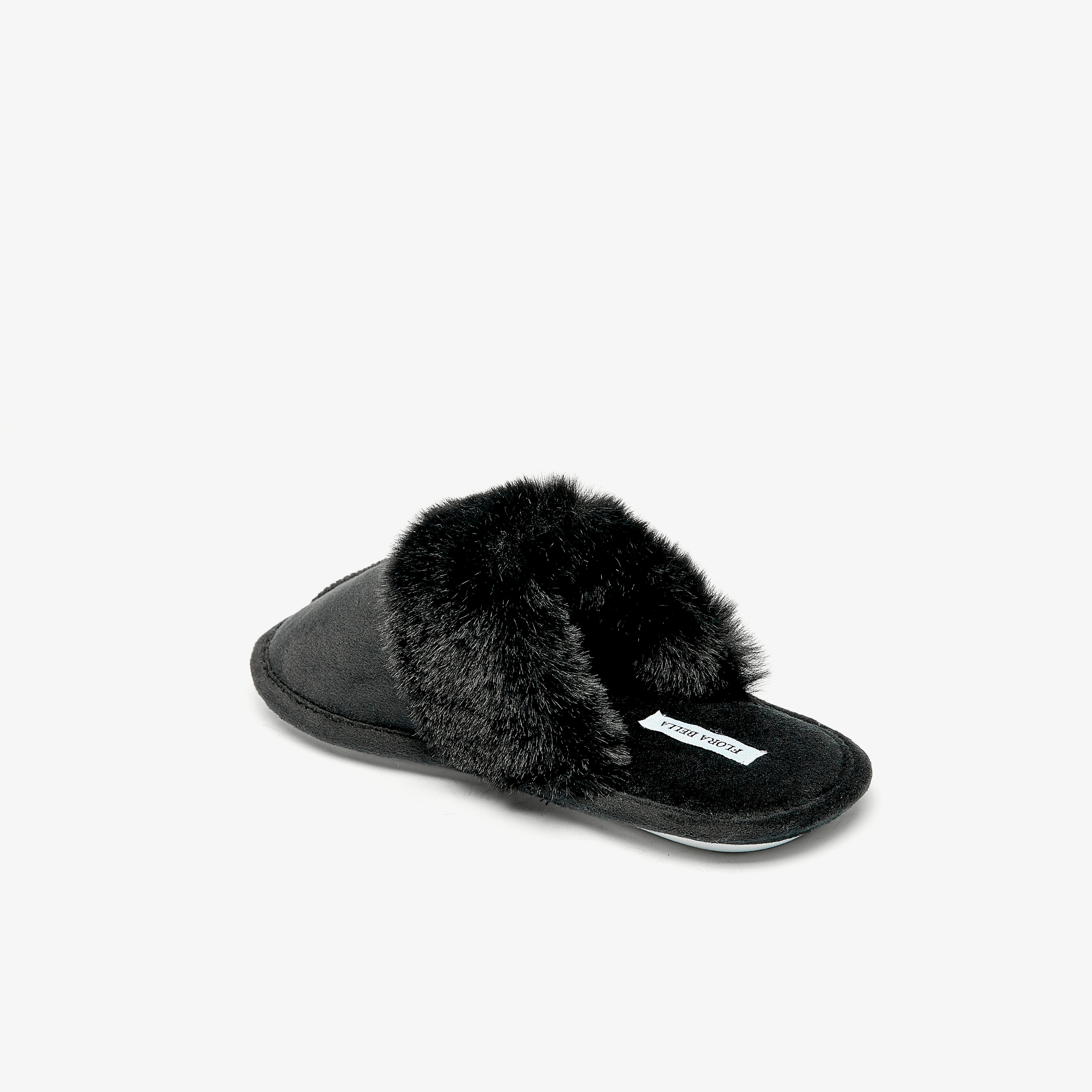 Flora Bella Textured Slip-On Bedroom Slippers-women-shoes-bedroomslippers-image-2
