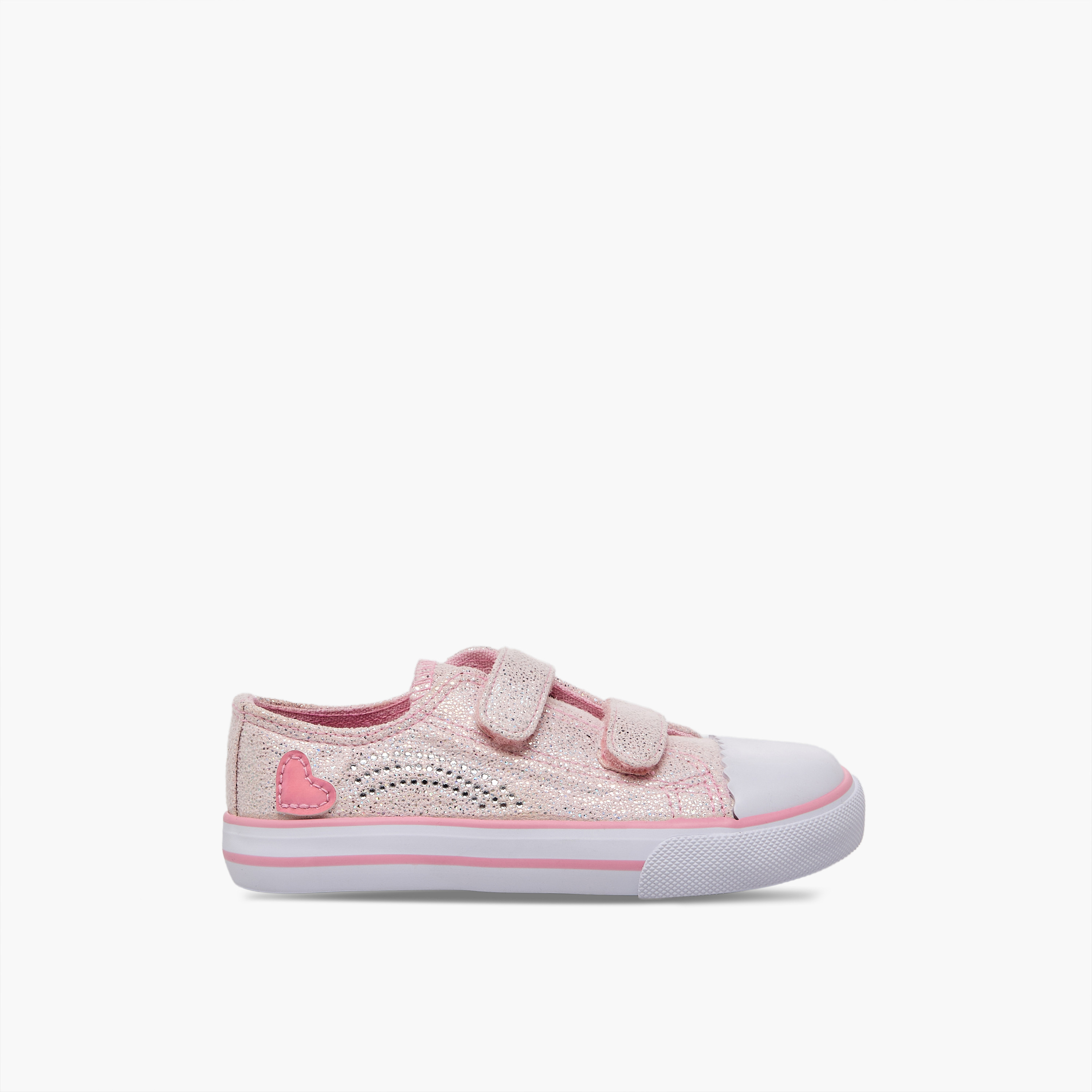 حذاء سنيكرز طول الكاحل بشريط إغلاق لاصق للبنات من فلورا بيلا-girls-shoes-sneakers-image-3