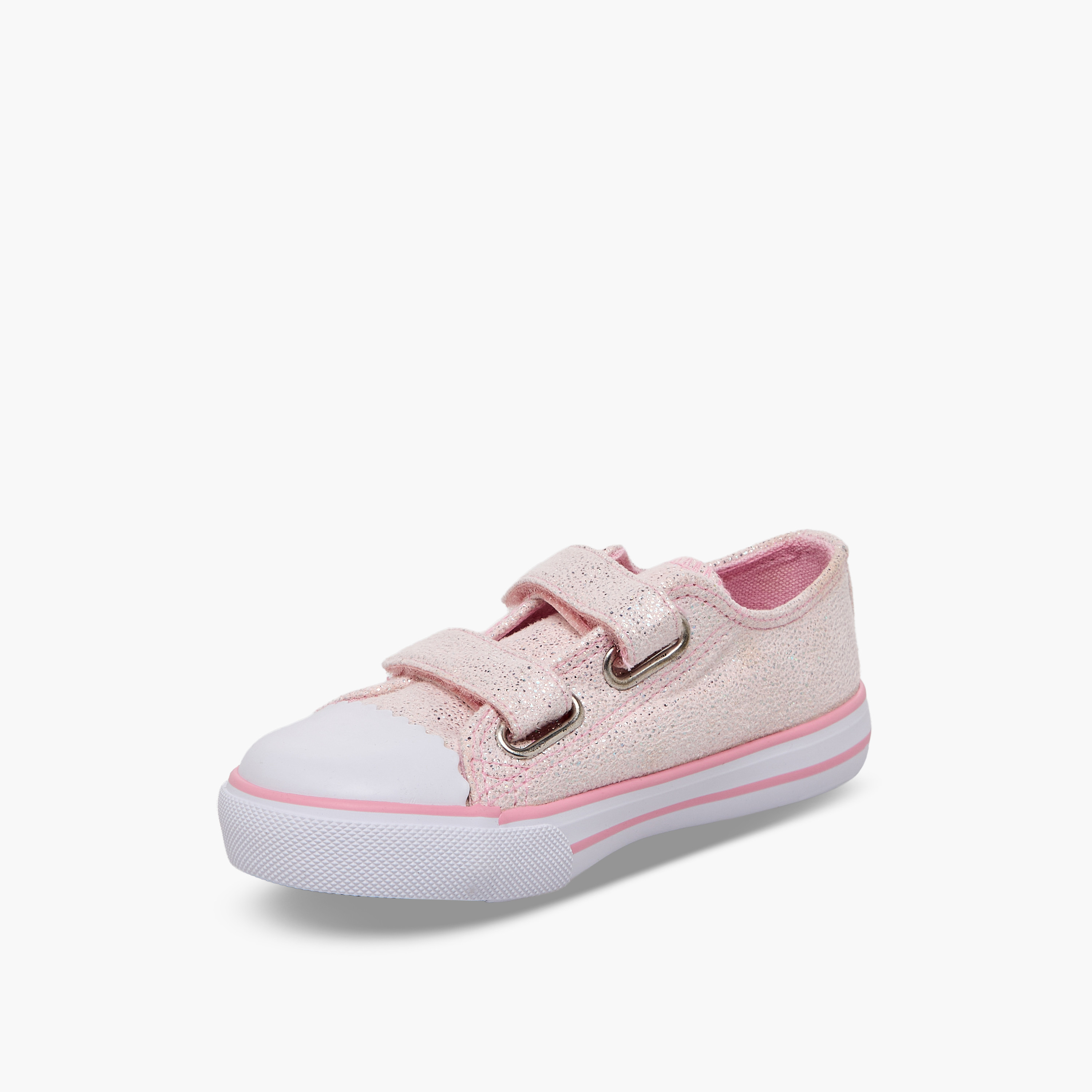 حذاء سنيكرز طول الكاحل بشريط إغلاق لاصق للبنات من فلورا بيلا-girls-shoes-sneakers-image-4