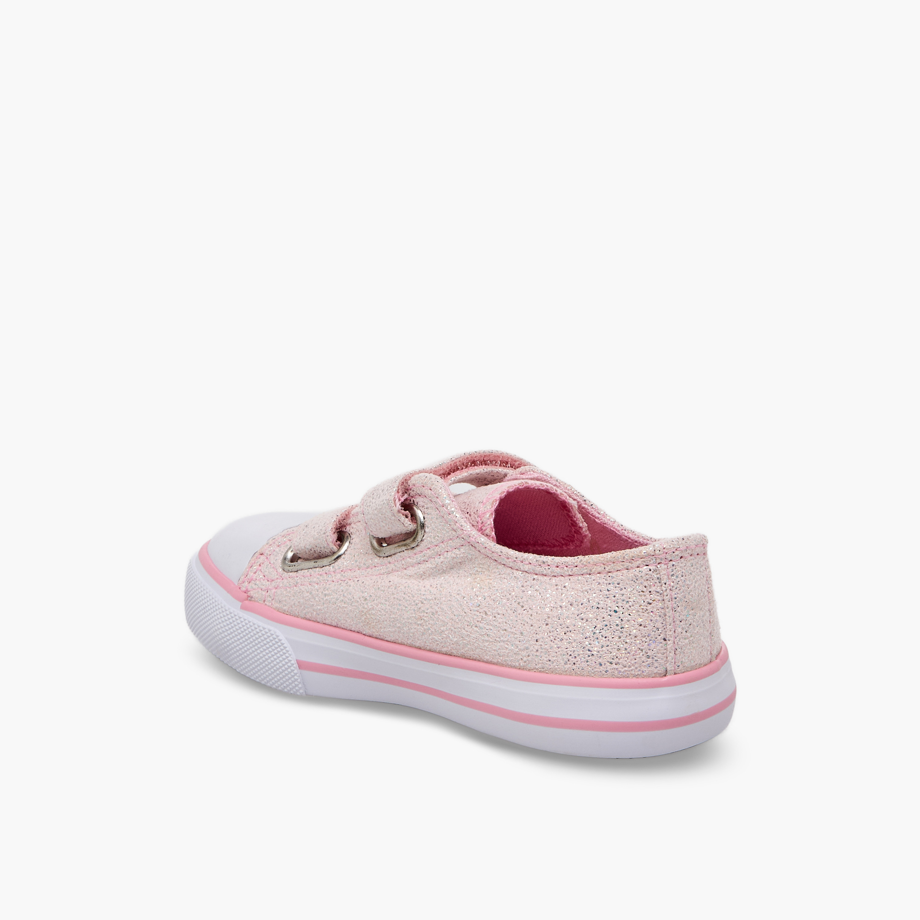 حذاء سنيكرز طول الكاحل بشريط إغلاق لاصق للبنات من فلورا بيلا-girls-shoes-sneakers-image-5