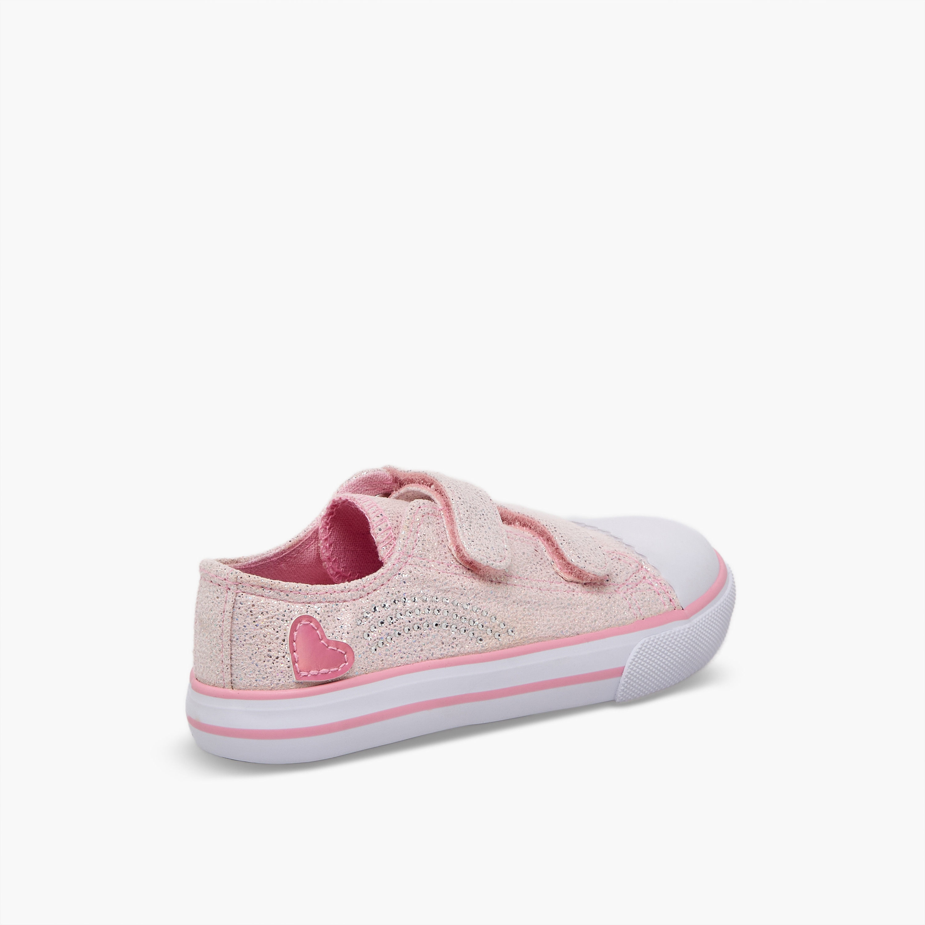 حذاء سنيكرز طول الكاحل بشريط إغلاق لاصق للبنات من فلورا بيلا-girls-shoes-sneakers-image-6