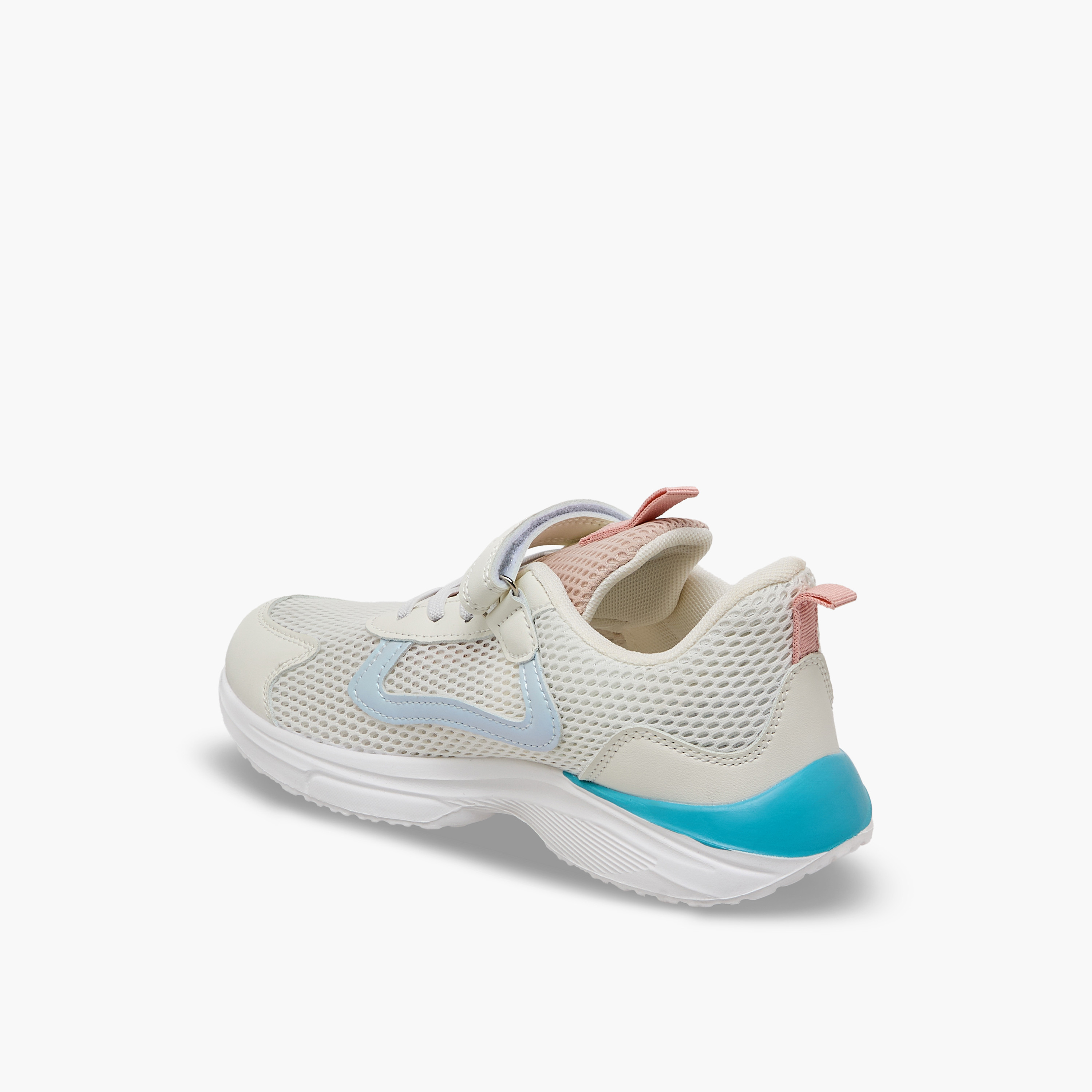 حذاء سنيكرز طول الكاحل بشريط إغلاق لاصق للبنات من فلورا بيلا-girls-shoes-sneakers-image-5