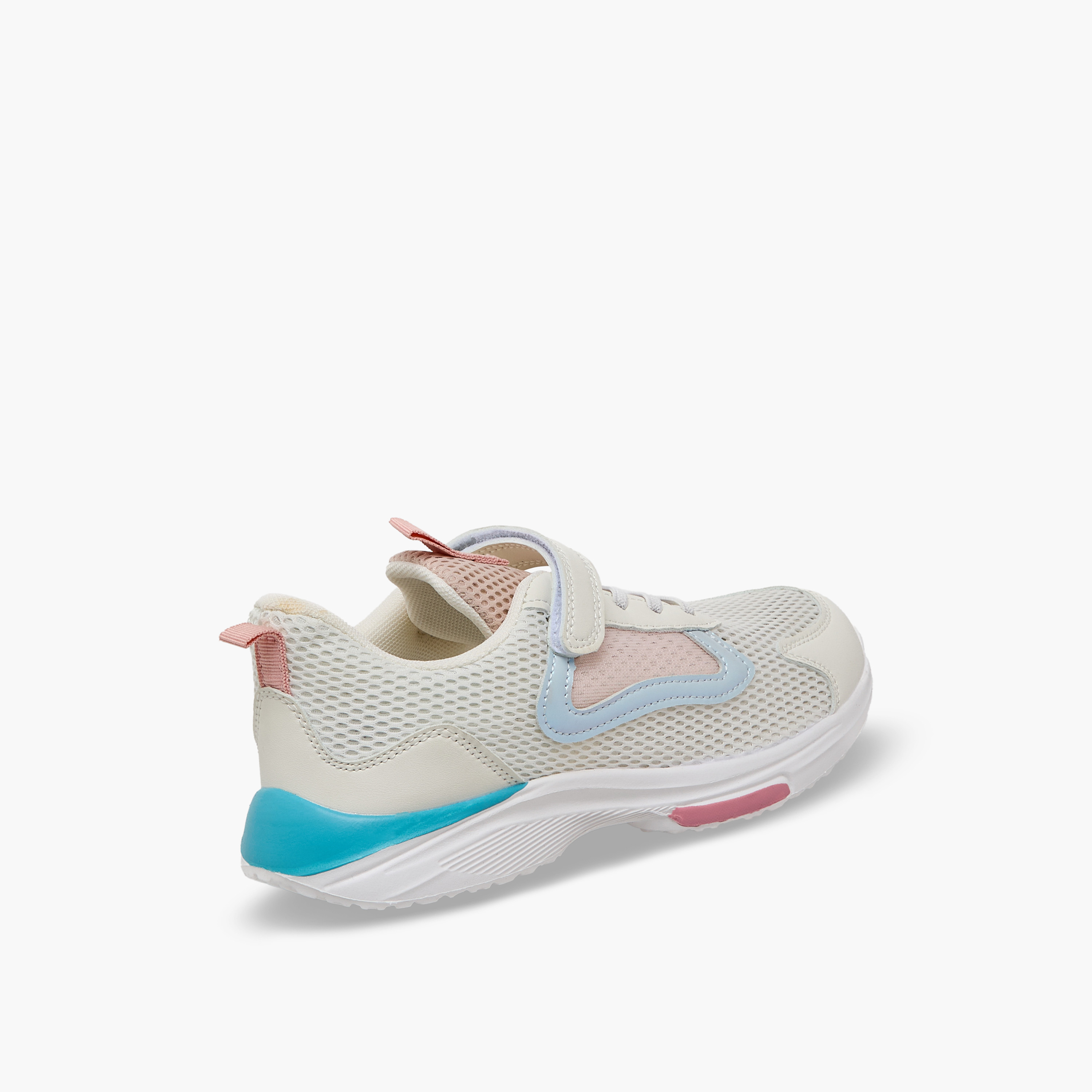حذاء سنيكرز طول الكاحل بشريط إغلاق لاصق للبنات من فلورا بيلا-girls-shoes-sneakers-image-6