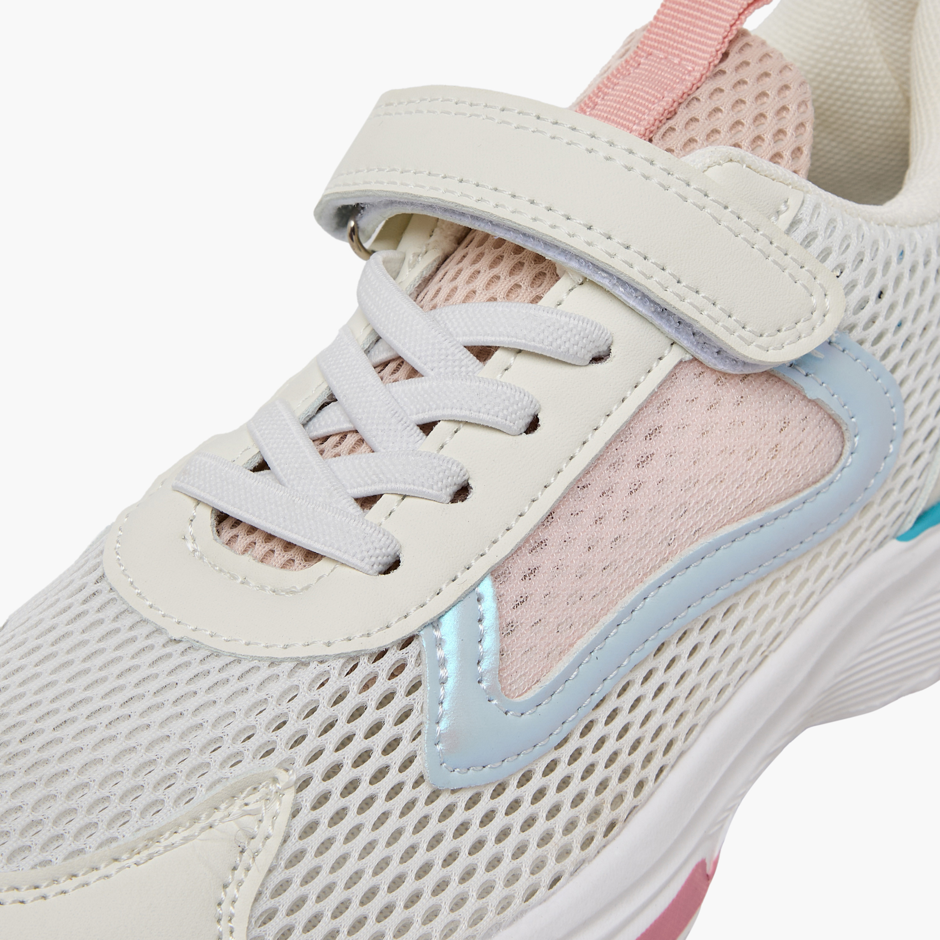 حذاء سنيكرز طول الكاحل بشريط إغلاق لاصق للبنات من فلورا بيلا-girls-shoes-sneakers-image-7