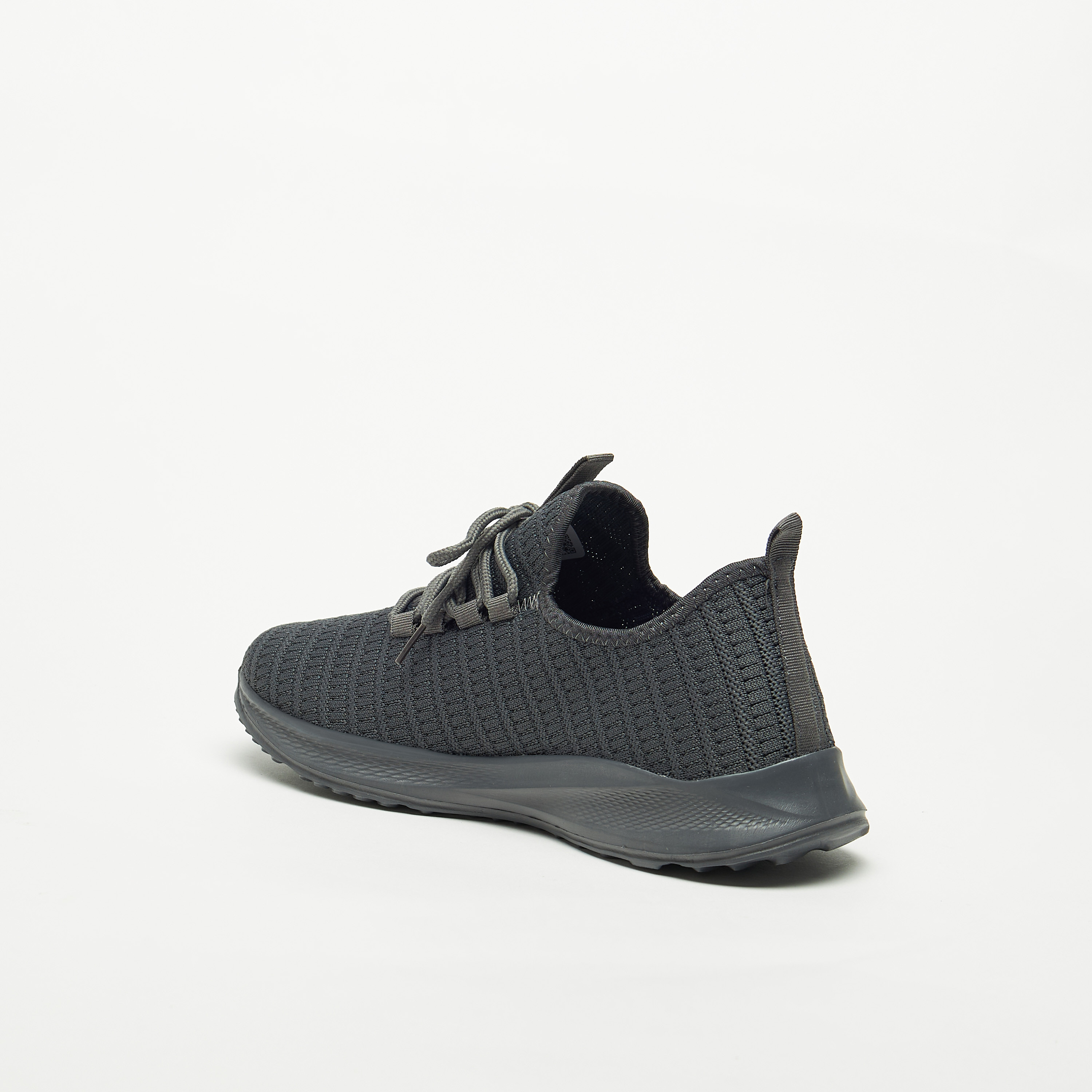 Oakland By Shoexpress Mesh Textured Shoes with Lace-Up Closure-sports-men-shoes-image-2