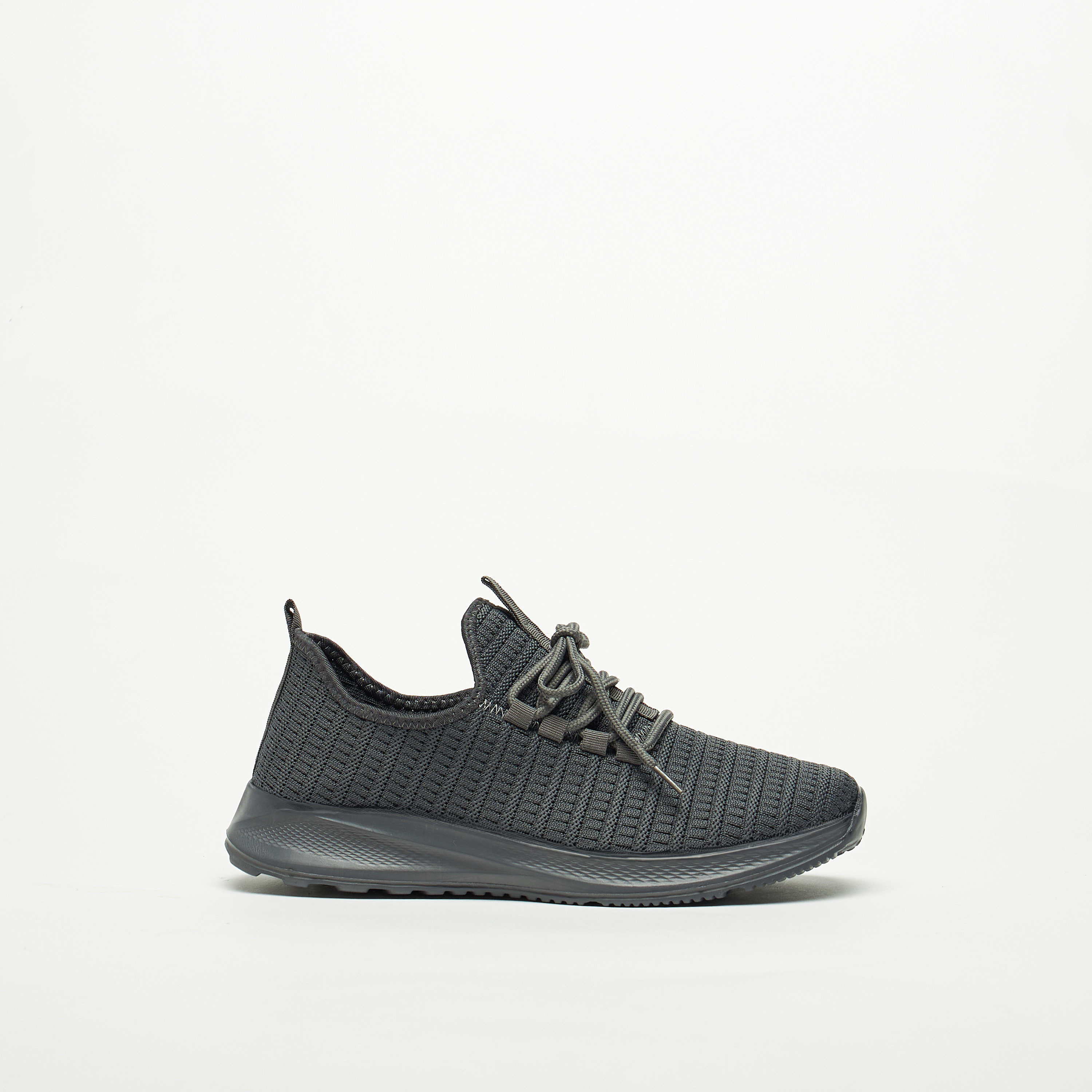 Oakland By Shoexpress Mesh Textured Shoes with Lace-Up Closure-sports-men-shoes-image-3