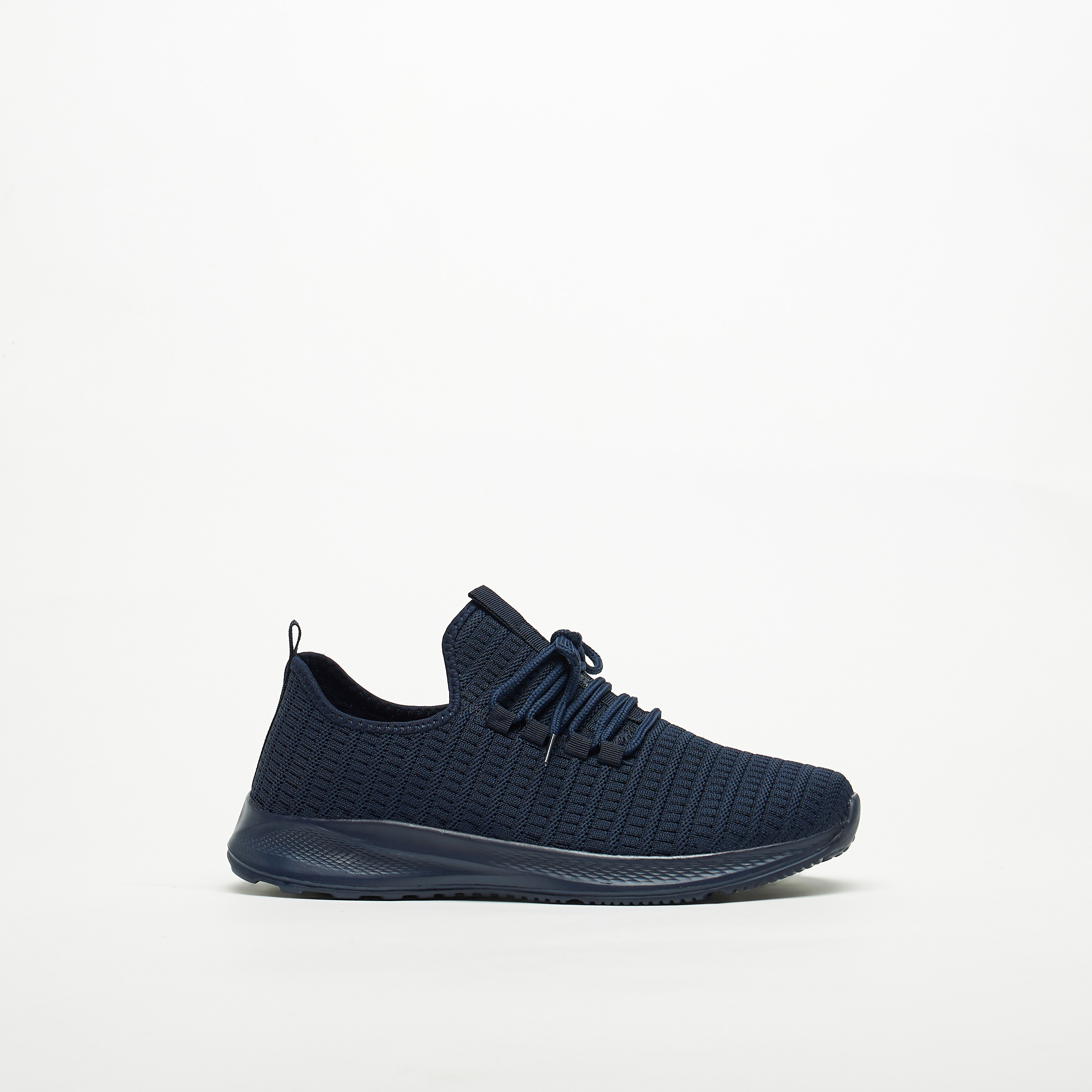 حذاء شبكي بارز الملمس برباط إغلاق من أوكلان-sports-men-shoes-image-3