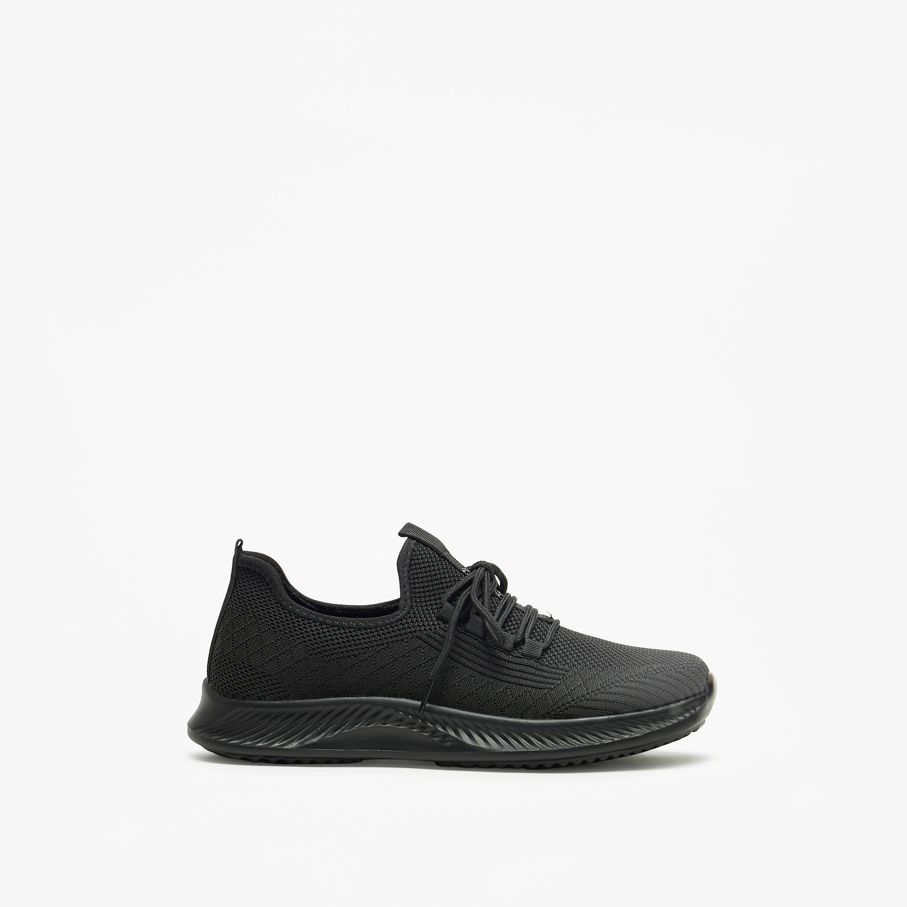 Oakland By Shoexpress Mesh Textured Shoes with Lace-Up Closure-sports-men-shoes-image-3