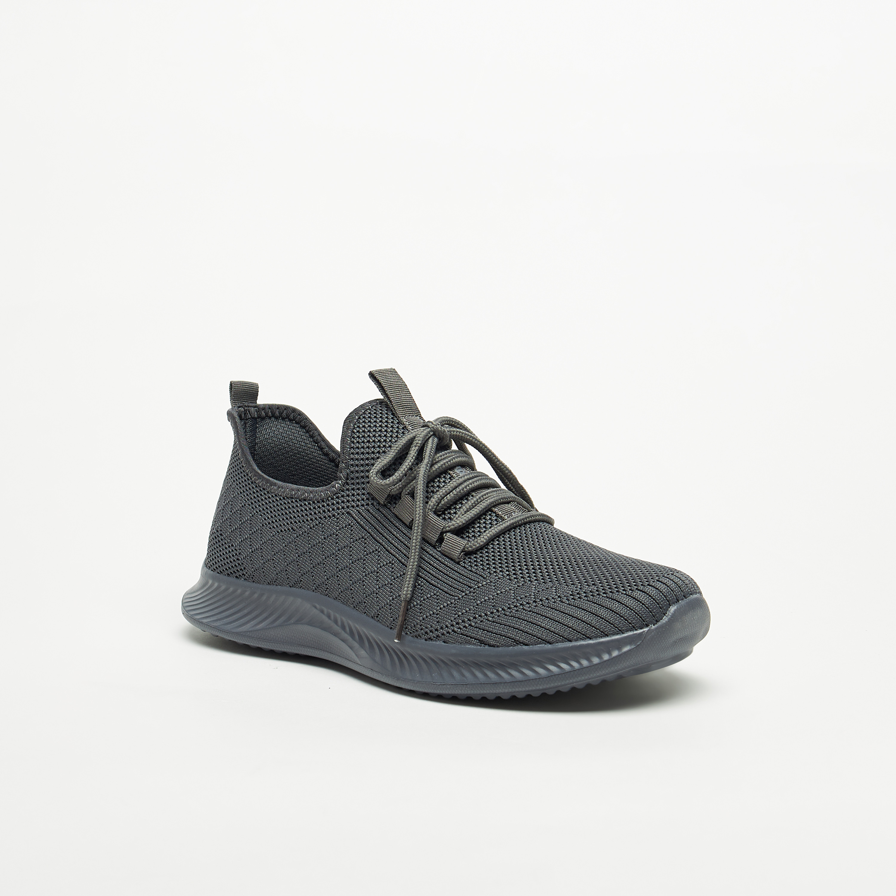 Oakland By Shoexpress Mesh Textured Shoes with Lace-Up Closure-sports-men-shoes-image-6