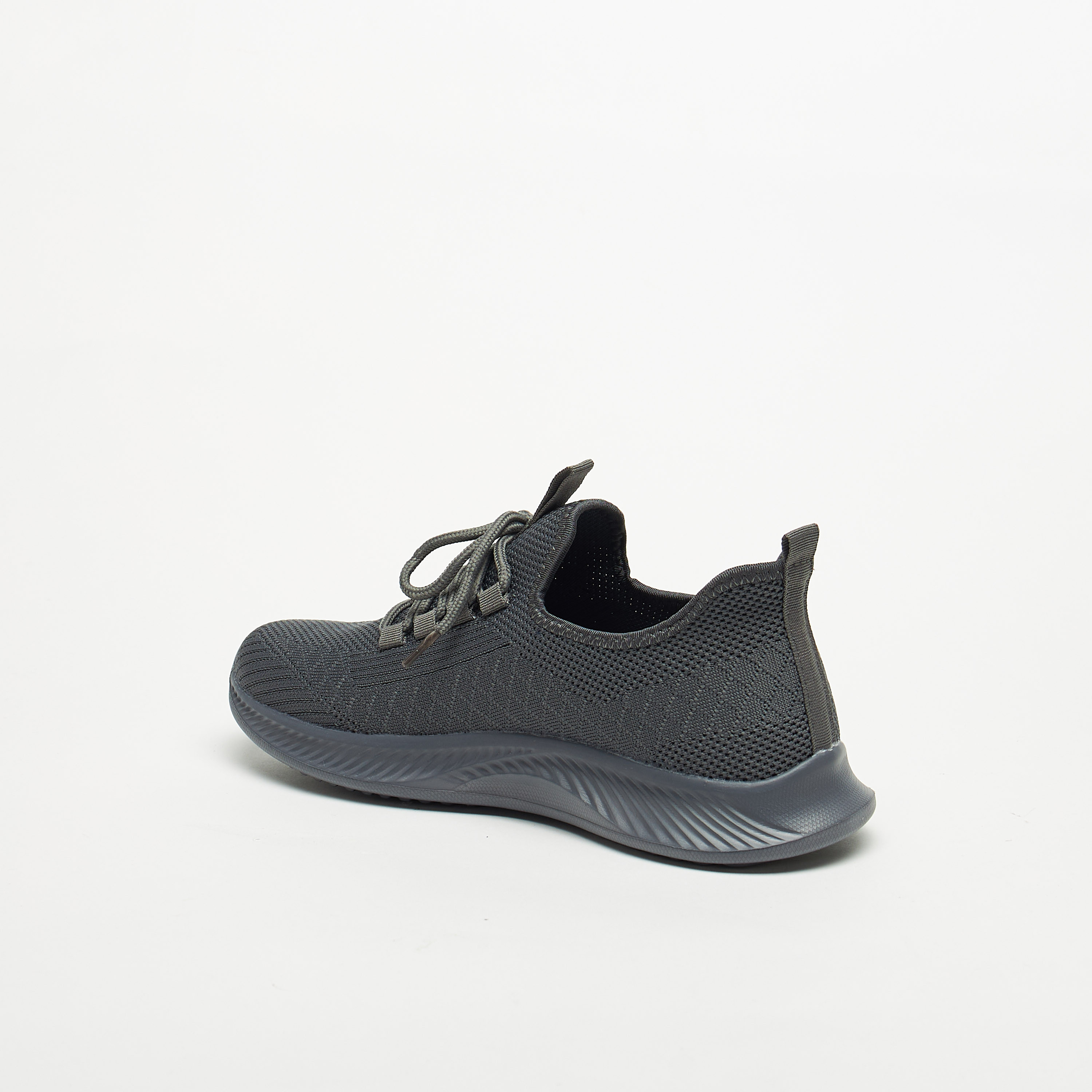 Oakland By Shoexpress Mesh Textured Shoes with Lace-Up Closure-sports-men-shoes-image-7