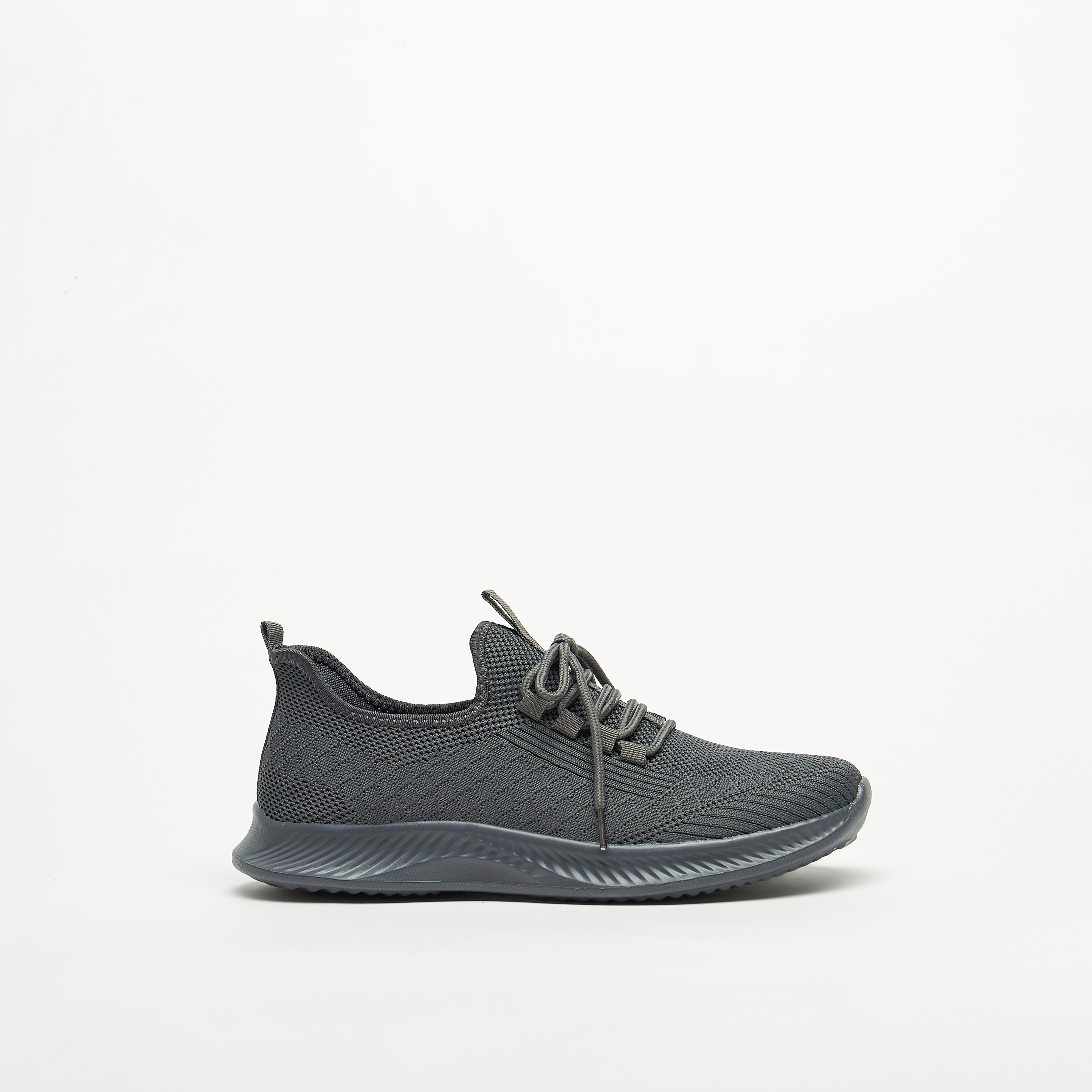 Oakland By Shoexpress Mesh Textured Shoes with Lace-Up Closure-sports-men-shoes-image-8