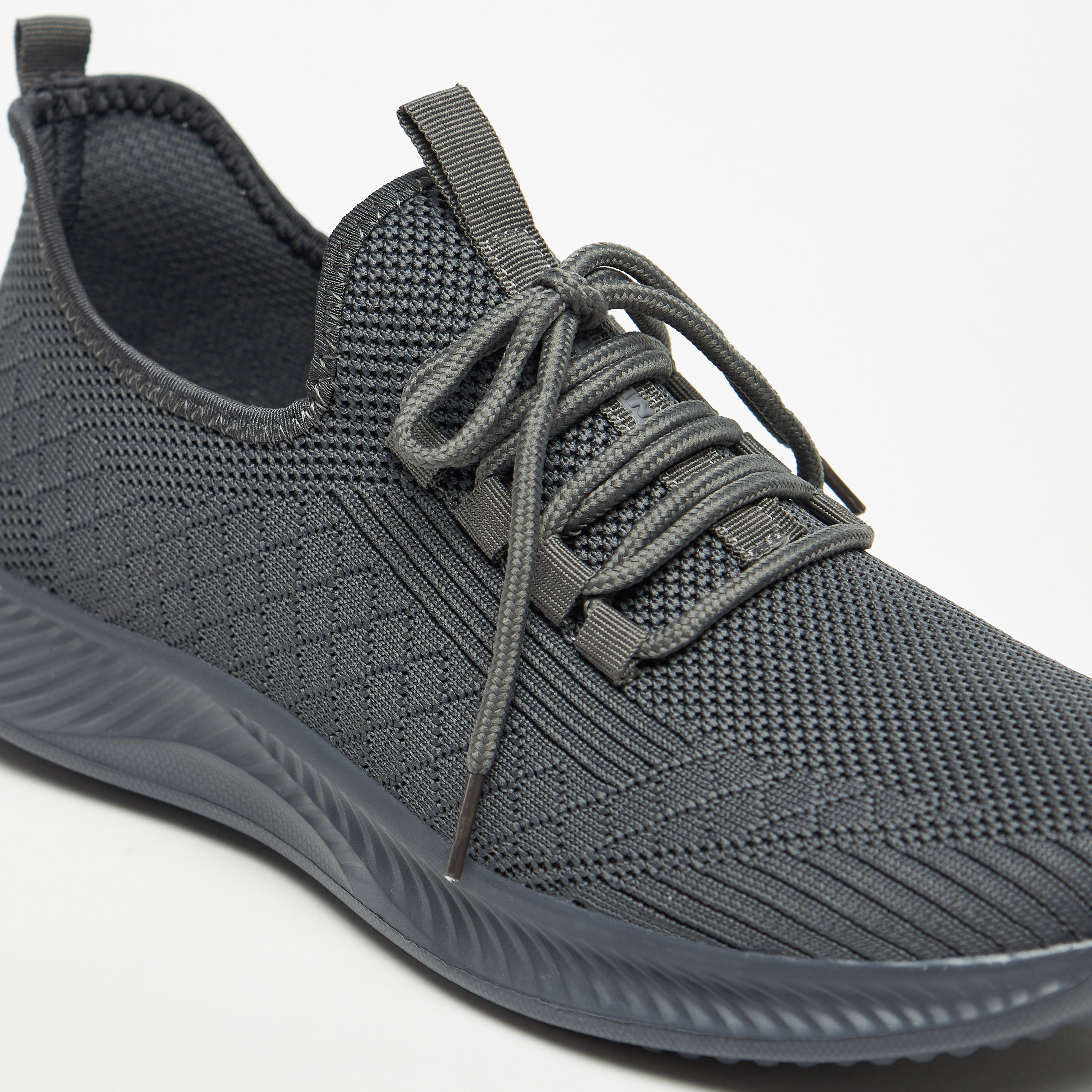 Oakland By Shoexpress Mesh Textured Shoes with Lace-Up Closure-sports-men-shoes-image-10