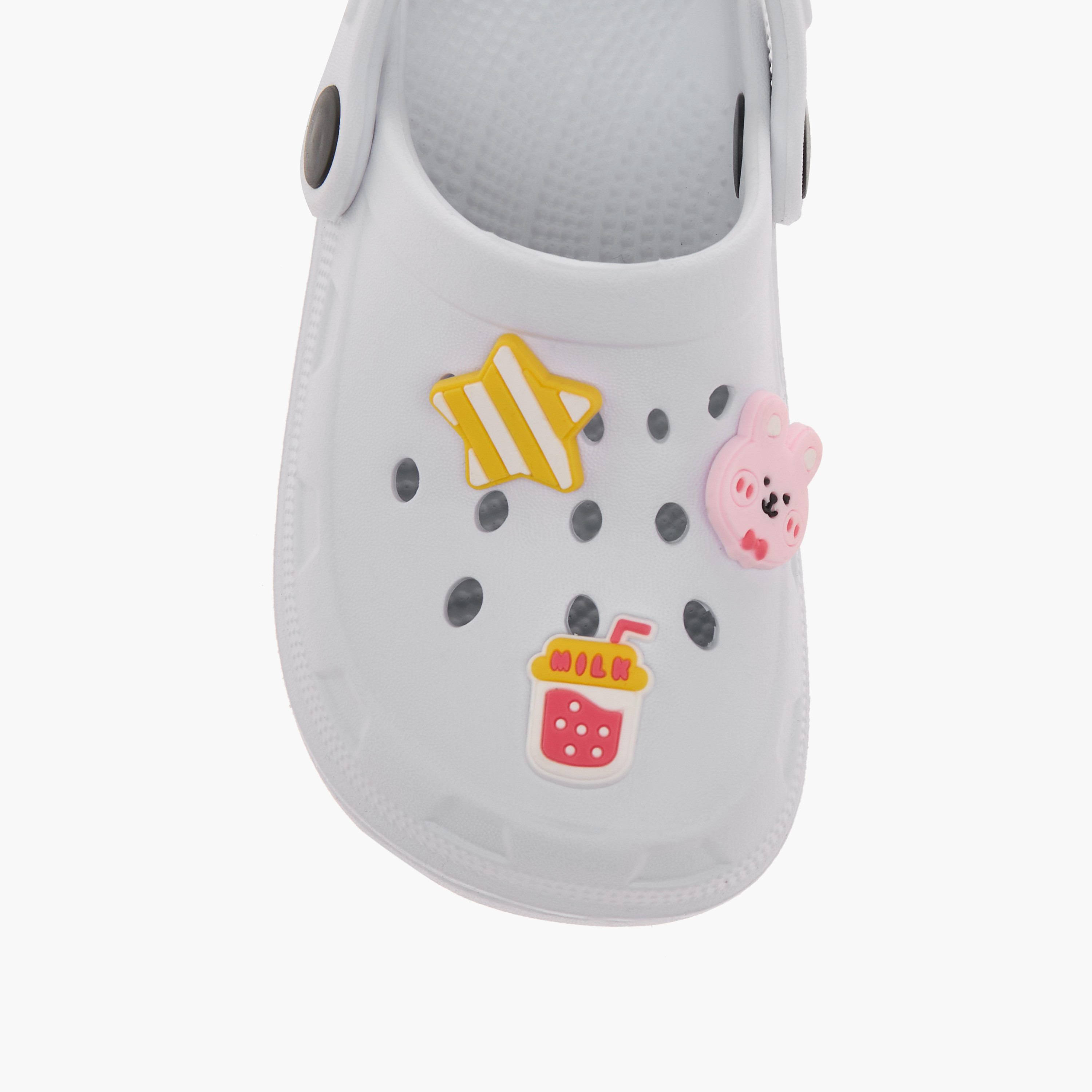 Flora Bella Embossed Clogs with Backstrap-girls-shoes-sandals-image-4