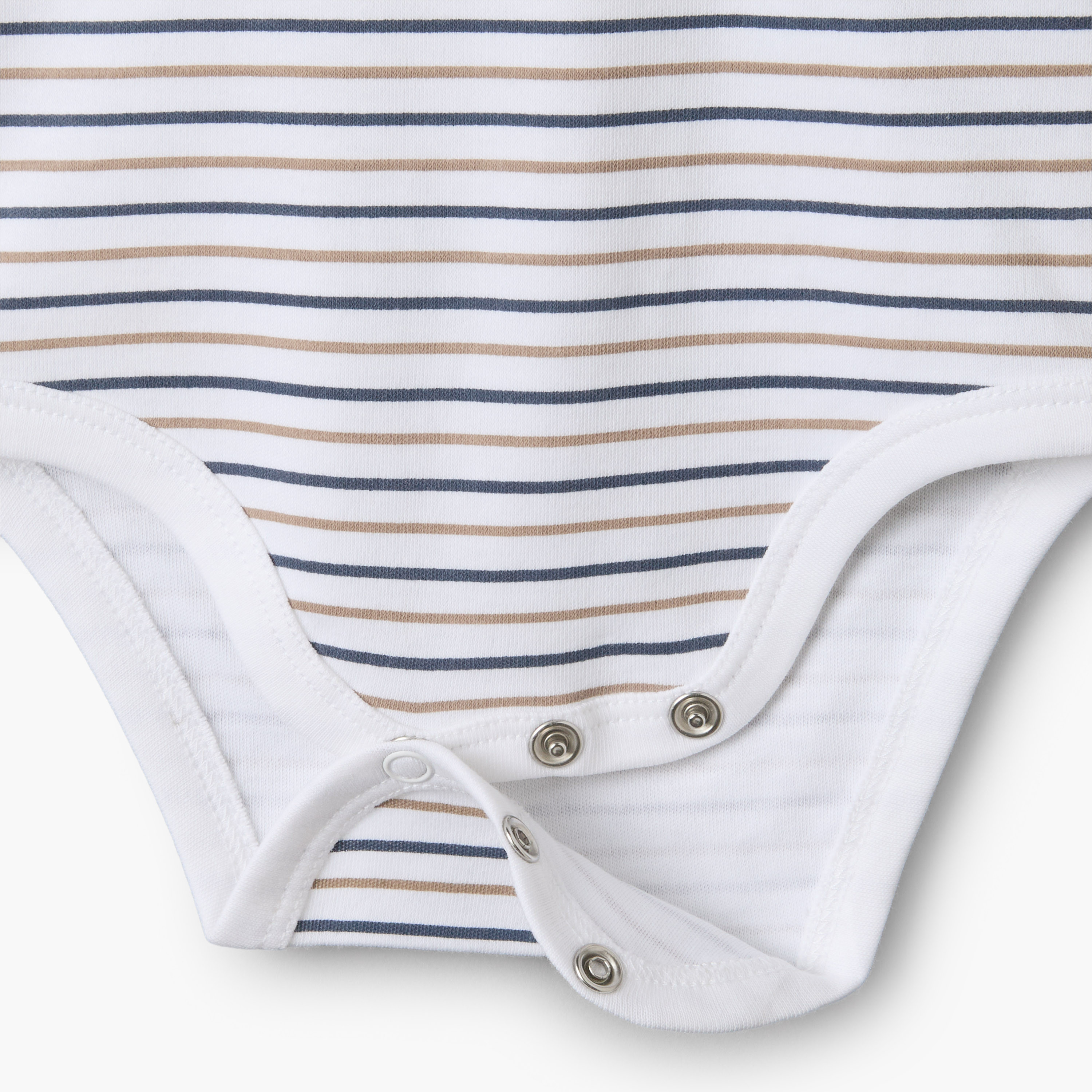 Pack of 3 Juniors Round Neck Sleeveless Bodysuit with Bear Print-baby-boys-clothing-bodysuits-image-7