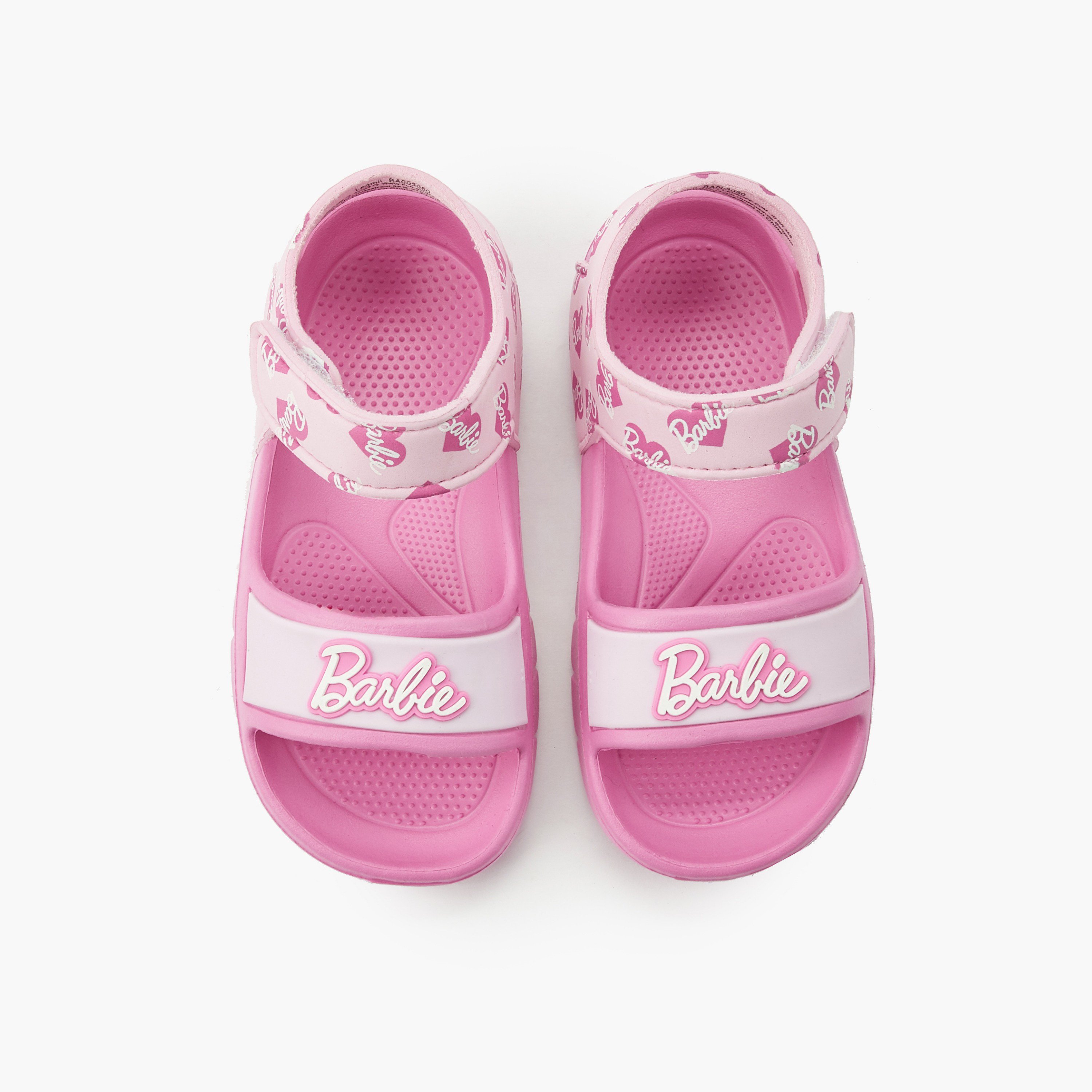 Barbie Girls Printed Hook & Loop Sandals-girls-shoes-sandals-image-1