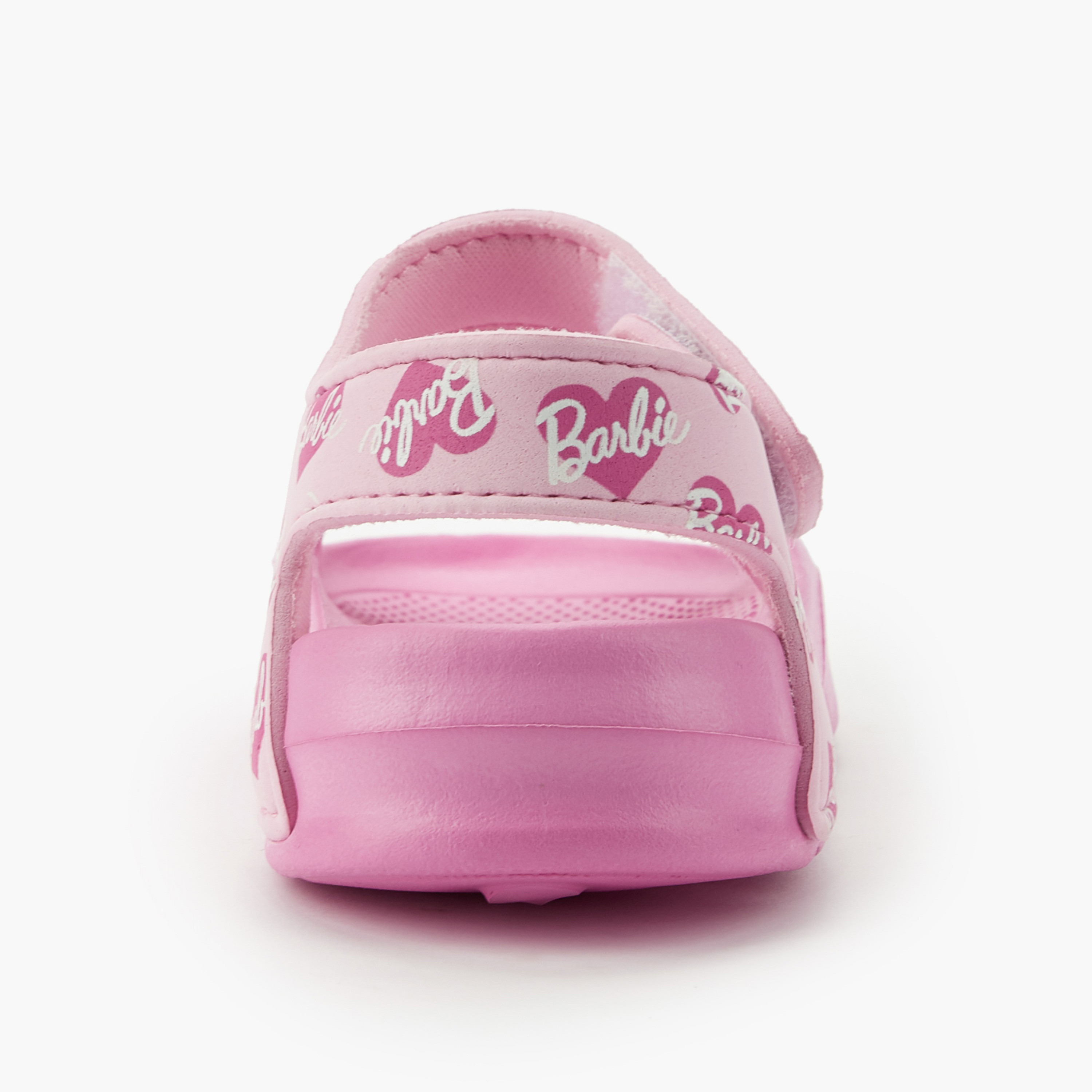Barbie Girls Printed Hook & Loop Sandals-girls-shoes-sandals-image-5