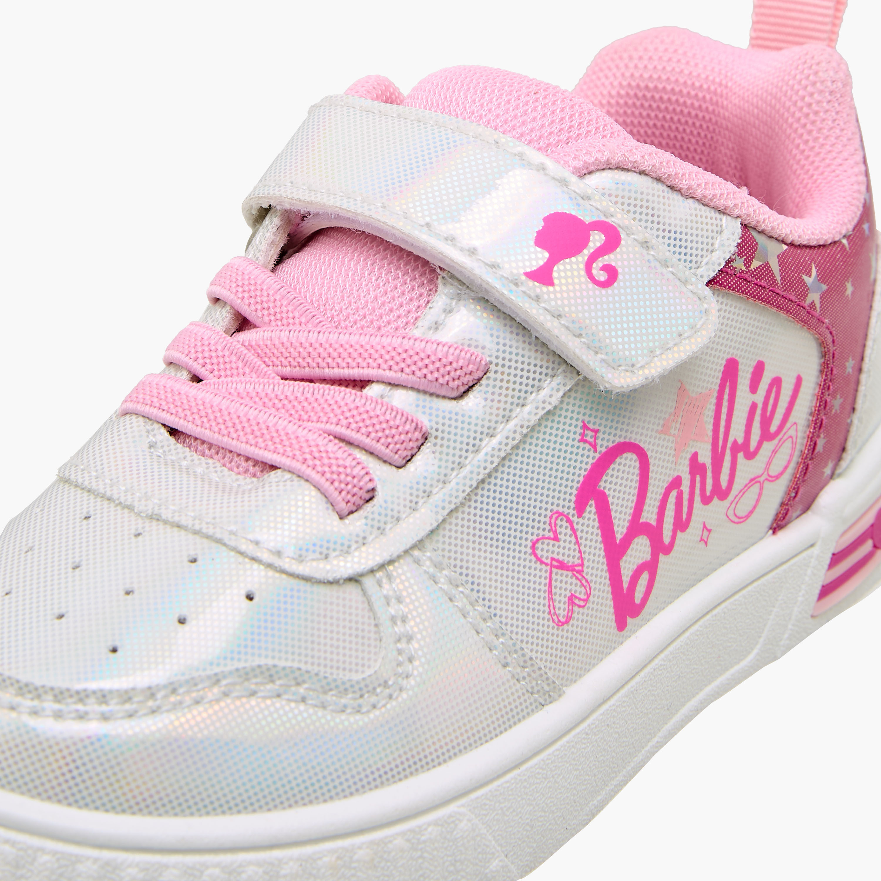حذاء سنيكرز بشريط لاصق للبنات من باربي-girls-shoes-sneakers-image-3