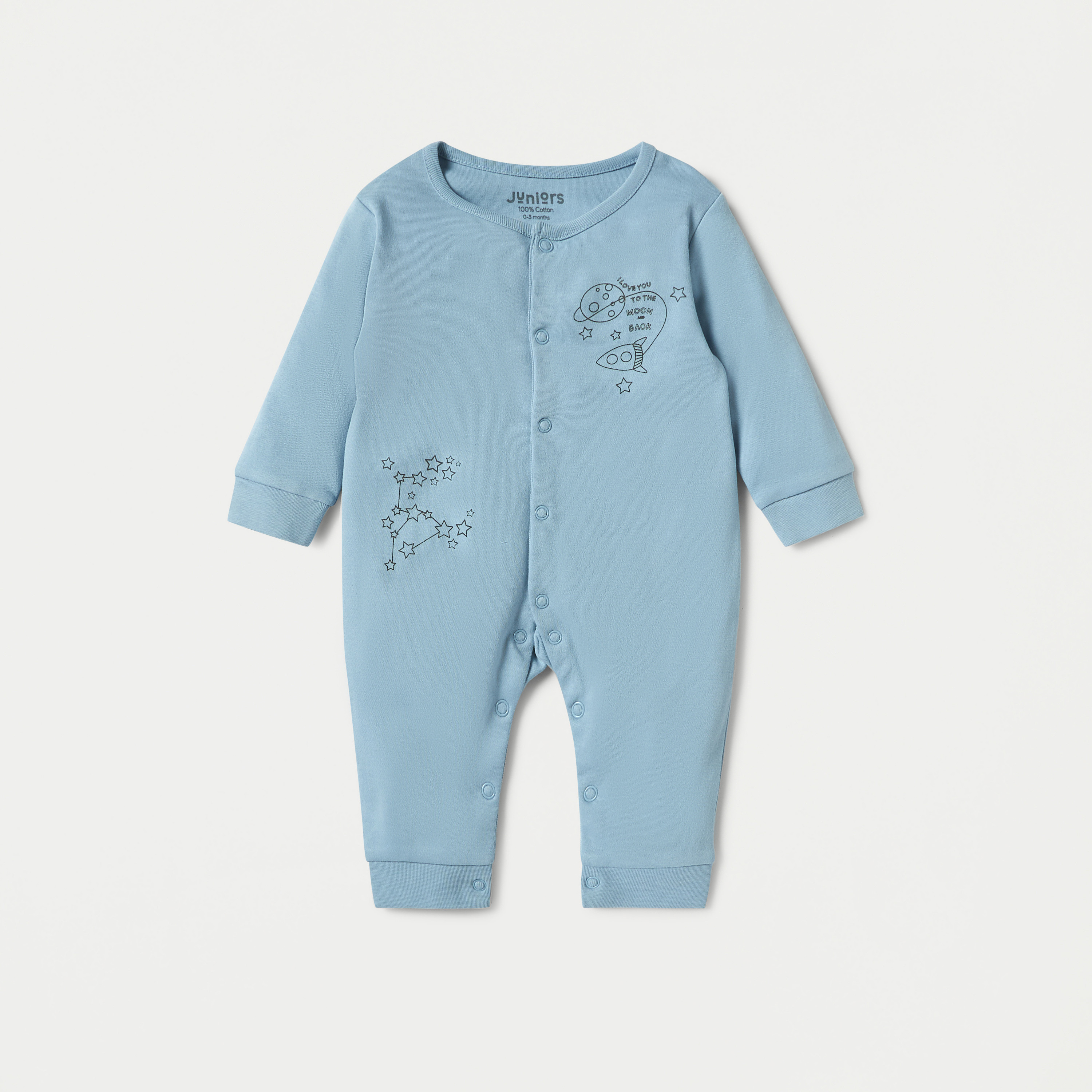 طقم أفرول وبدلة نوم بطبعات قطعتين من جونيورز-baby-girls-clothing-nightwear-sleepsuits-image-2