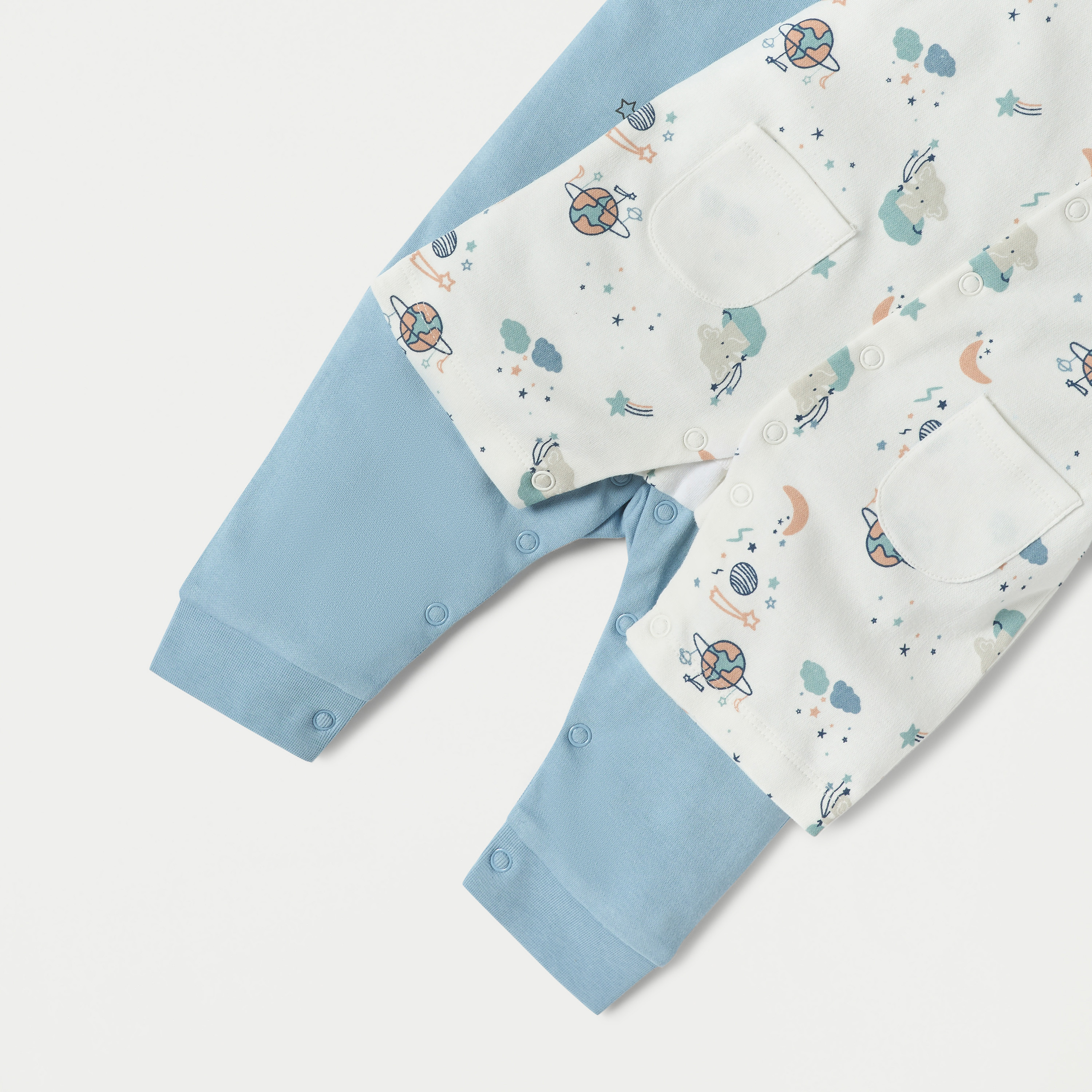 طقم أفرول وبدلة نوم بطبعات قطعتين من جونيورز-baby-girls-clothing-nightwear-sleepsuits-image-5