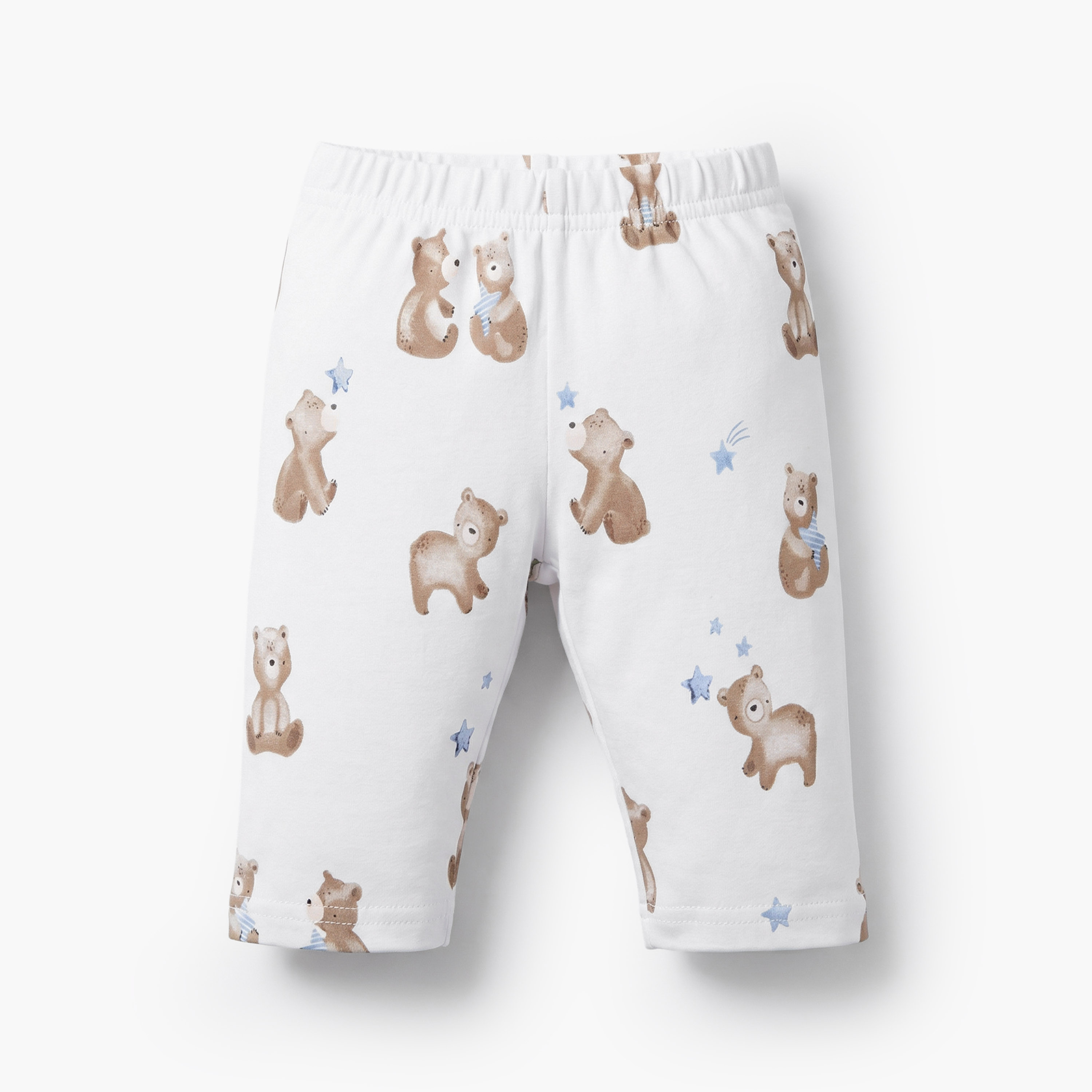 Pack of 3 Juniors Cotton Crew Neck Long Sleeves Pyjama Set with Bear Print-baby-boys-clothing-nightwear-pyjamasets-image-8