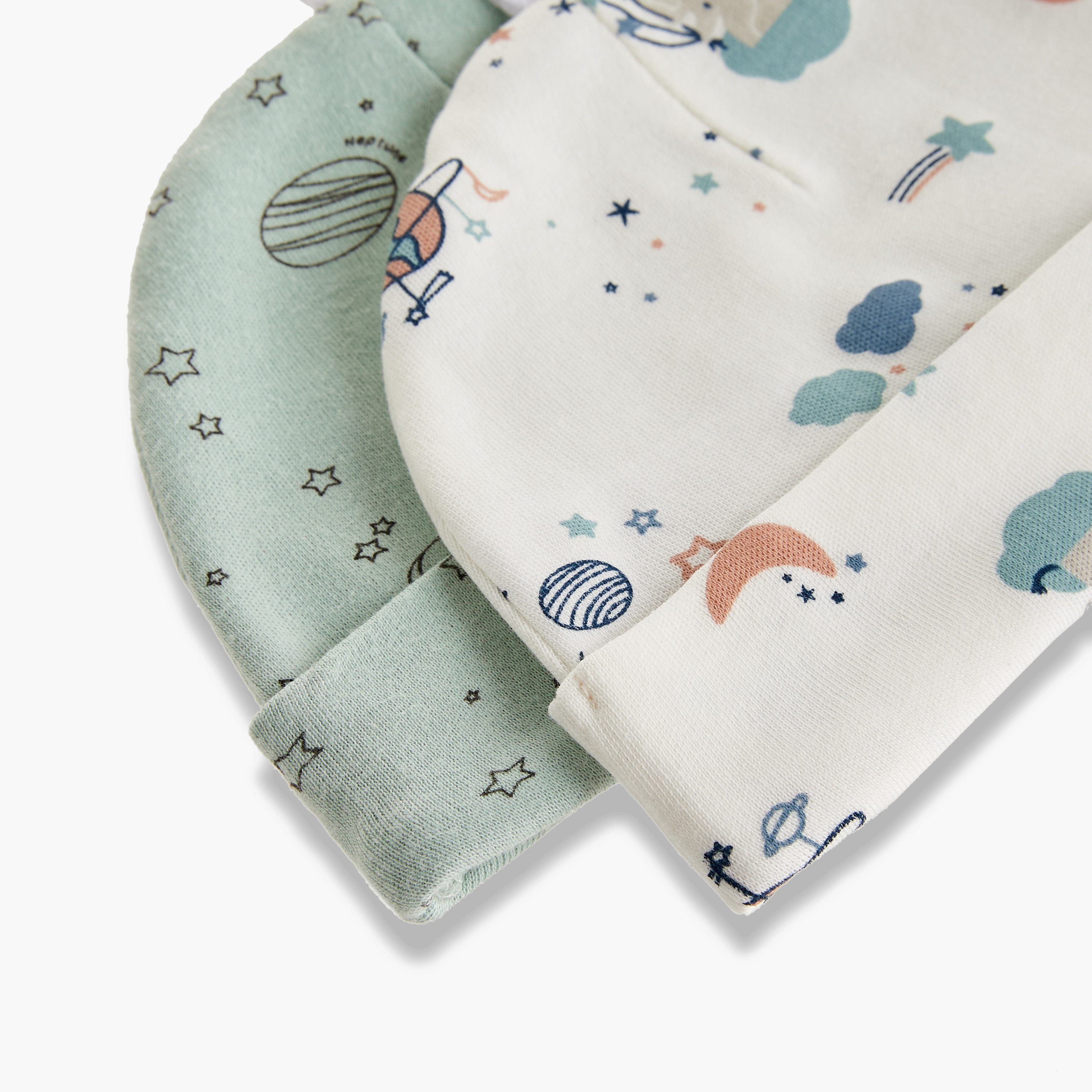 Juniors Printed Caps - Set of 2-baby-boys-accessories-caps-image-7