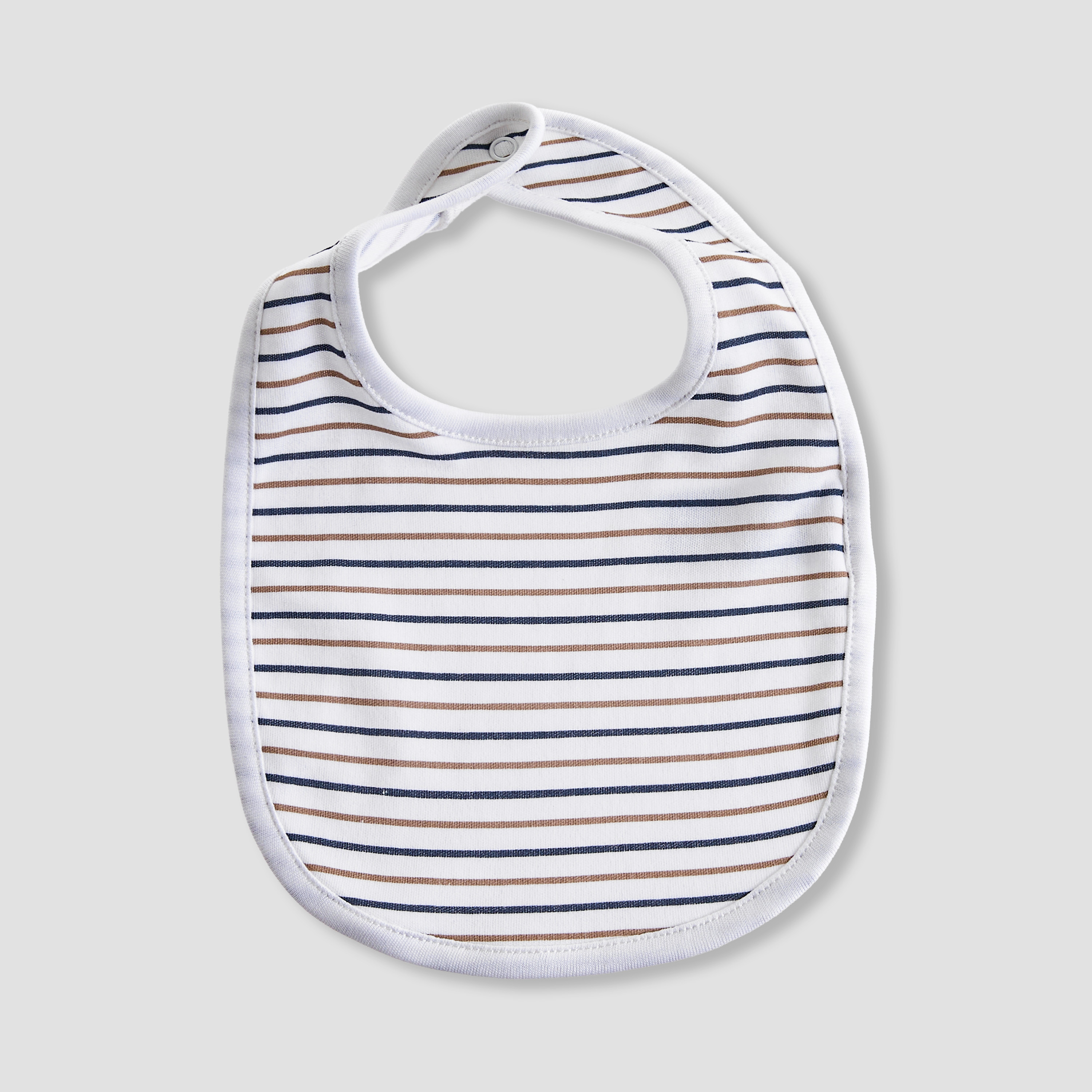 Pack of 3 Juniors Baby Bib with Snap Button Closure-baby-feeding-bibs-image-3