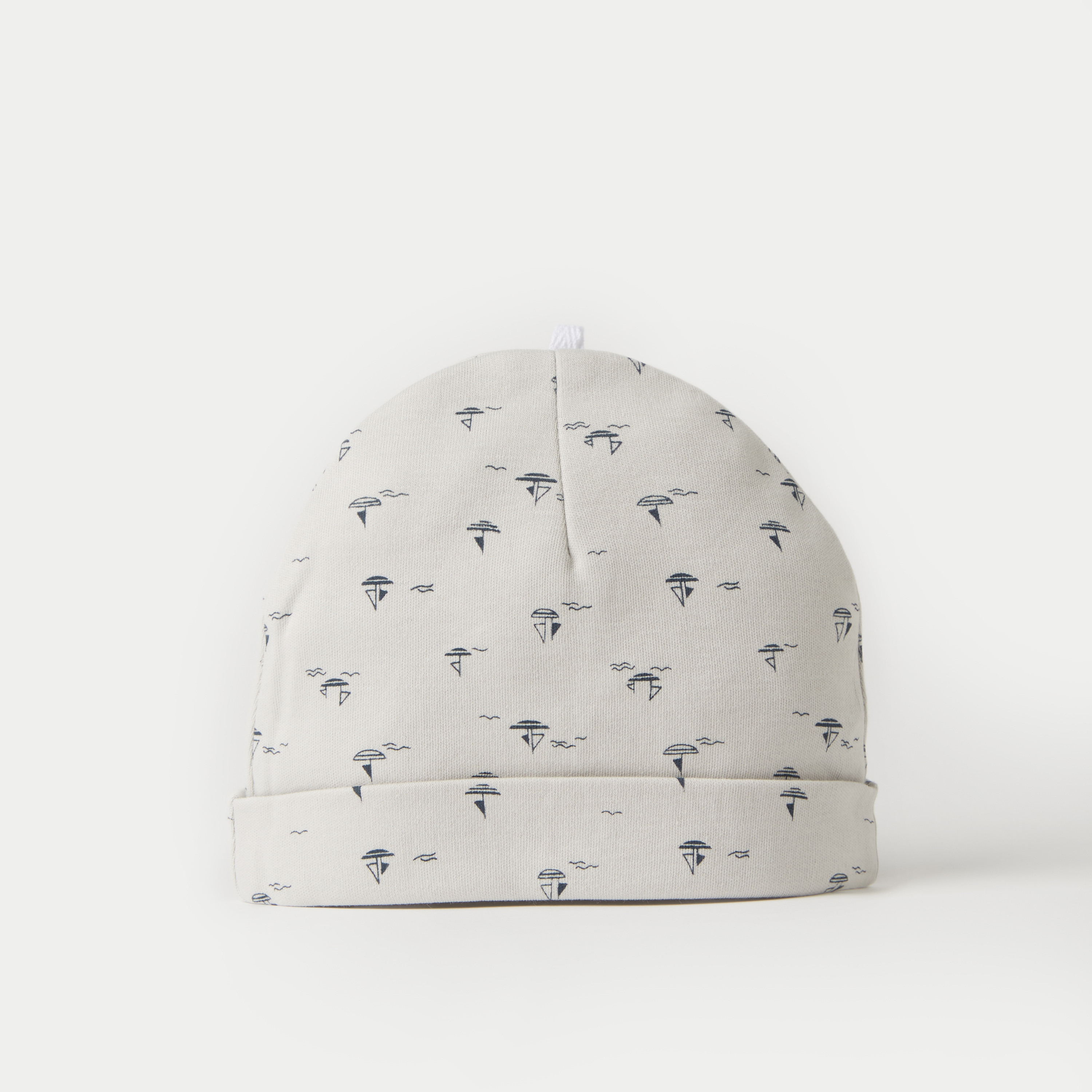 Juniors Printed Beanie Cap - Set of 2-baby-boys-accessories-caps-image-3