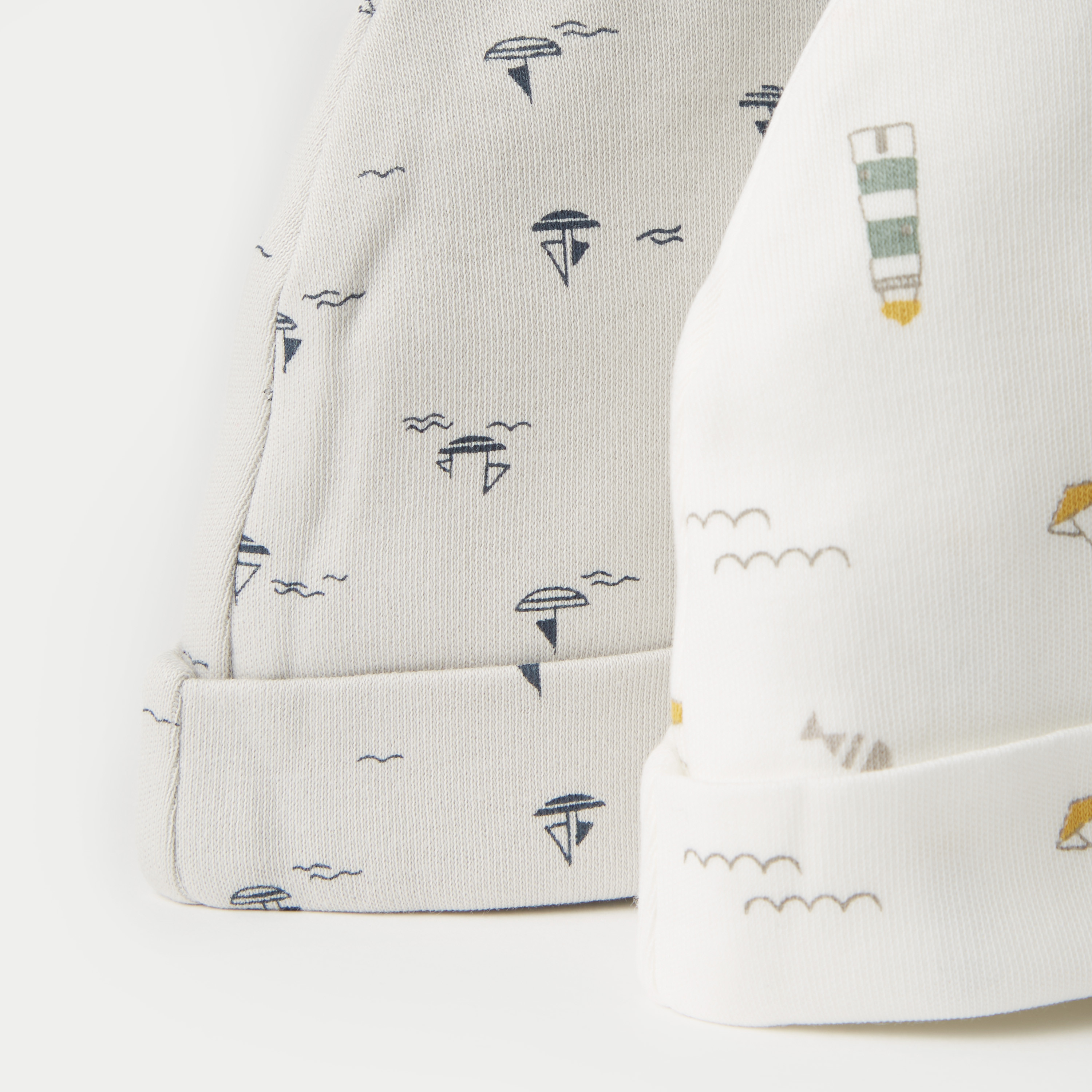 Juniors Printed Beanie Cap - Set of 2-baby-boys-accessories-caps-image-5