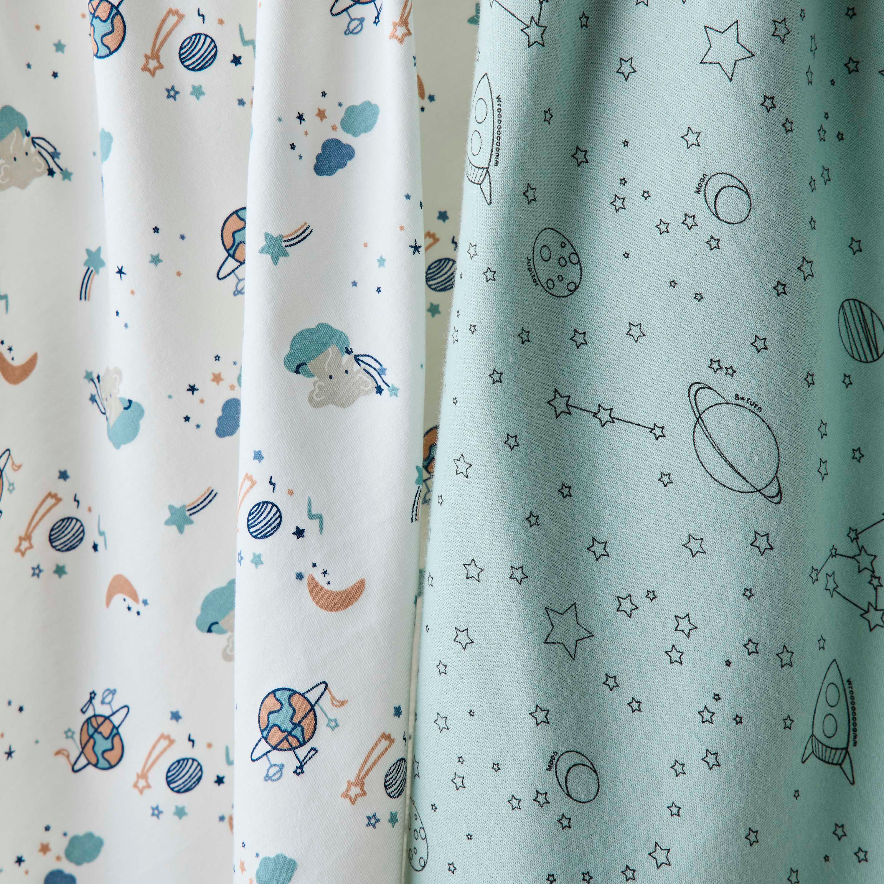 Juniors Printed Receiving Blanket - Set of 2-baby-nursery-blanketsandswaddles-receivingblankets-image-4
