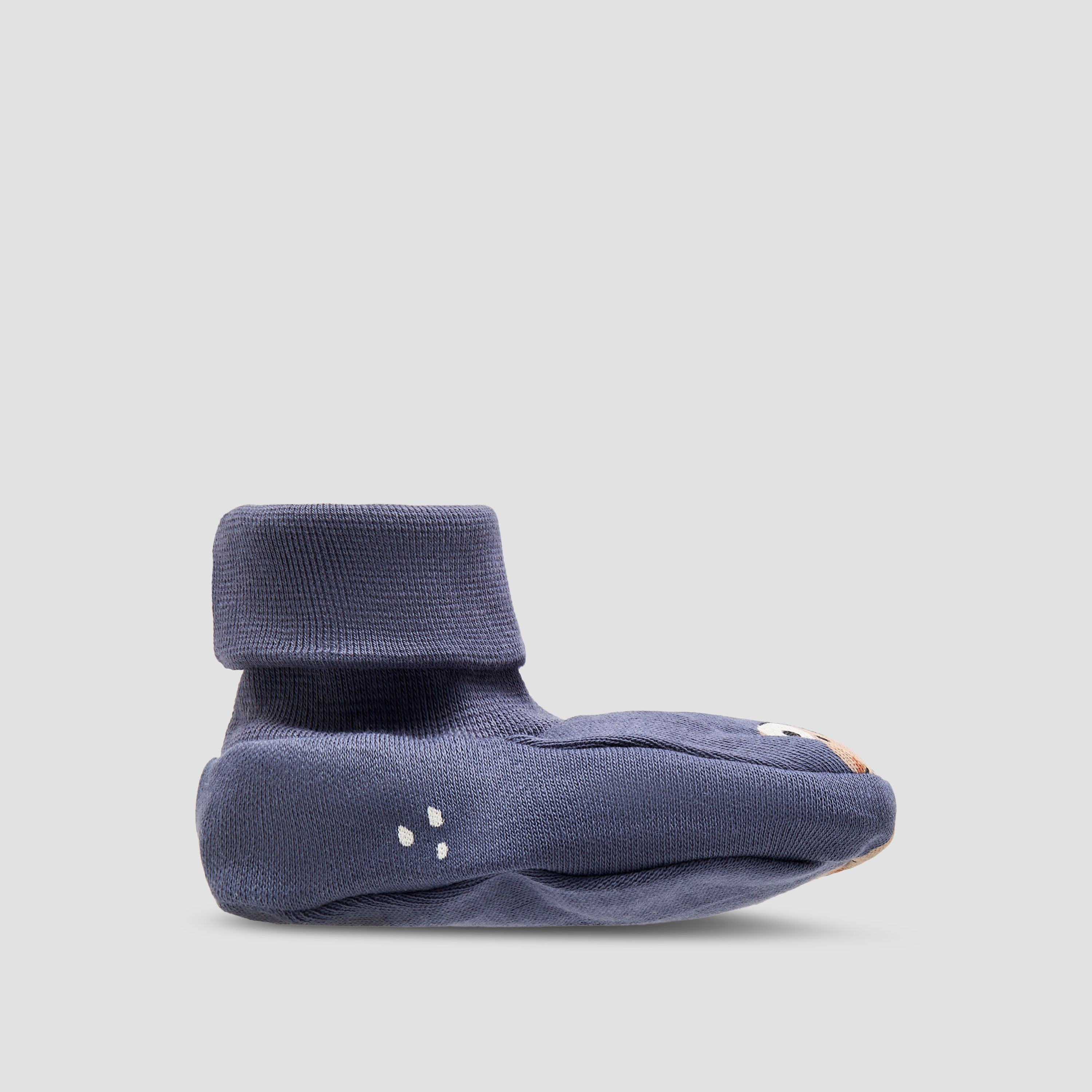 Pack of 3 Juniors Booties with Cuff, Printed-baby-boys-shoes-booties-image-6