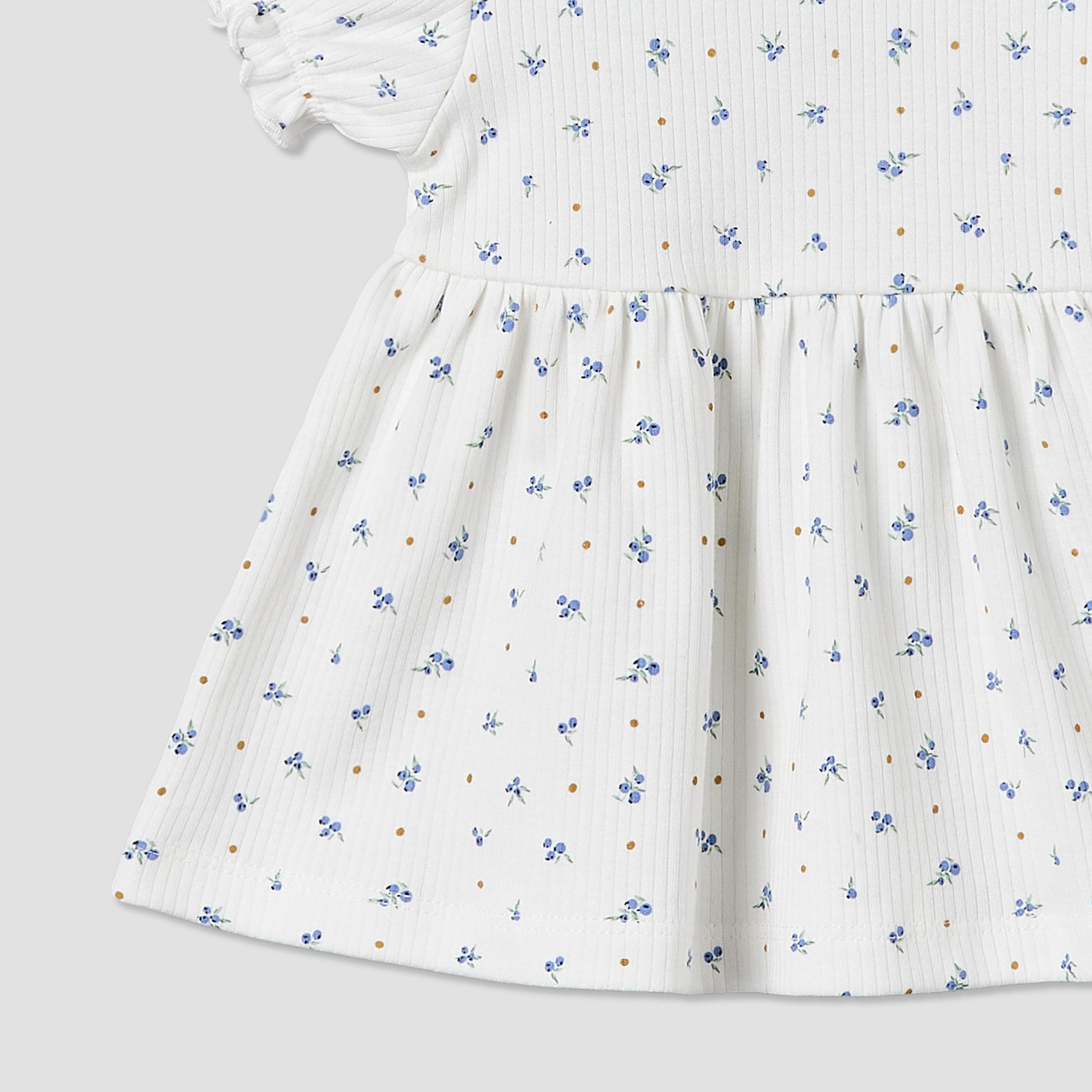 Pack of 2 Juniors Round Neck Sleeveless Knee-Length Dress with Floral Print-baby-girls-clothing-dressesandjumpsuits-image-8