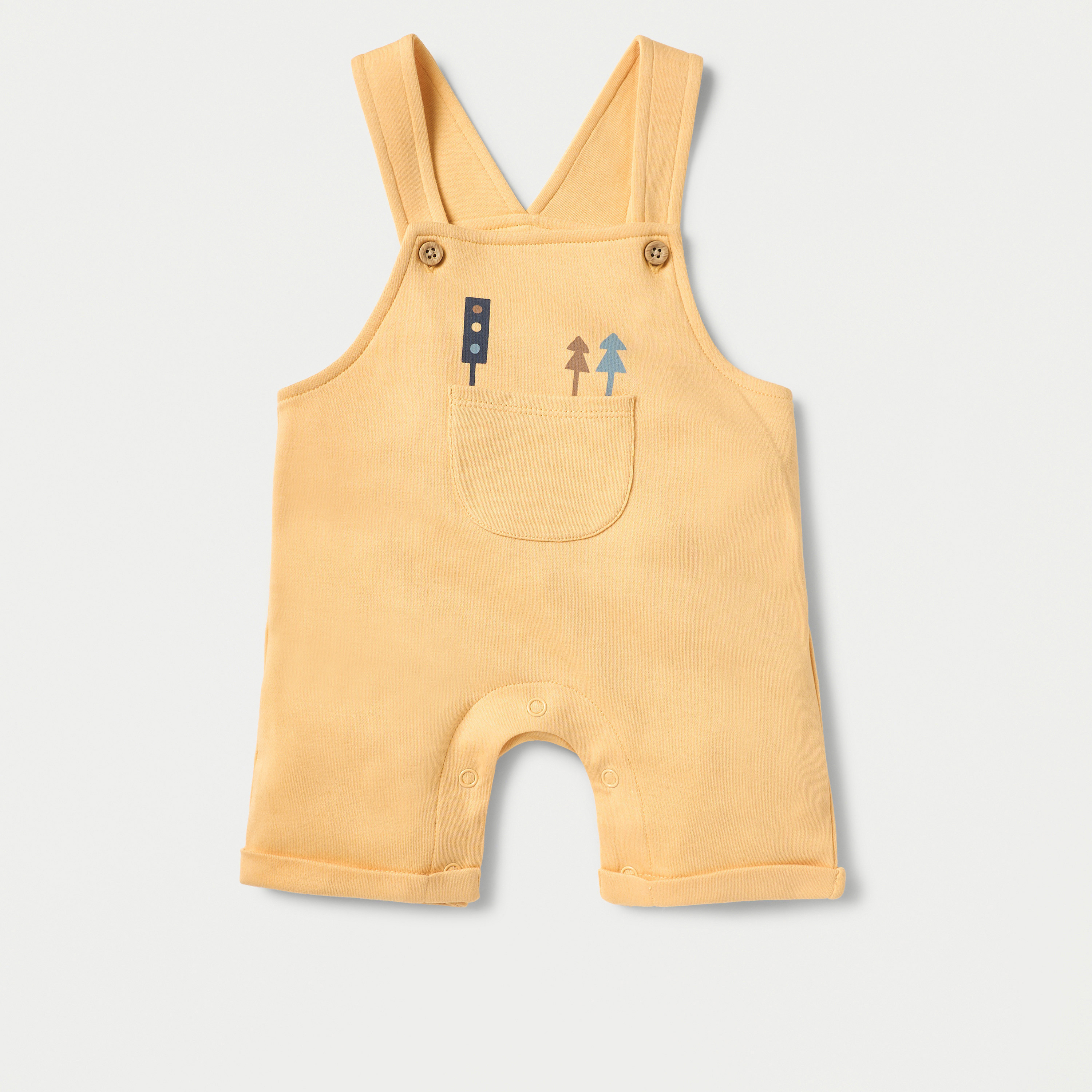 طقم دنغري وتيشيرت بأكمام قصيرة وطبعات من جونيورز-baby-boys-clothing-rompers-image-3