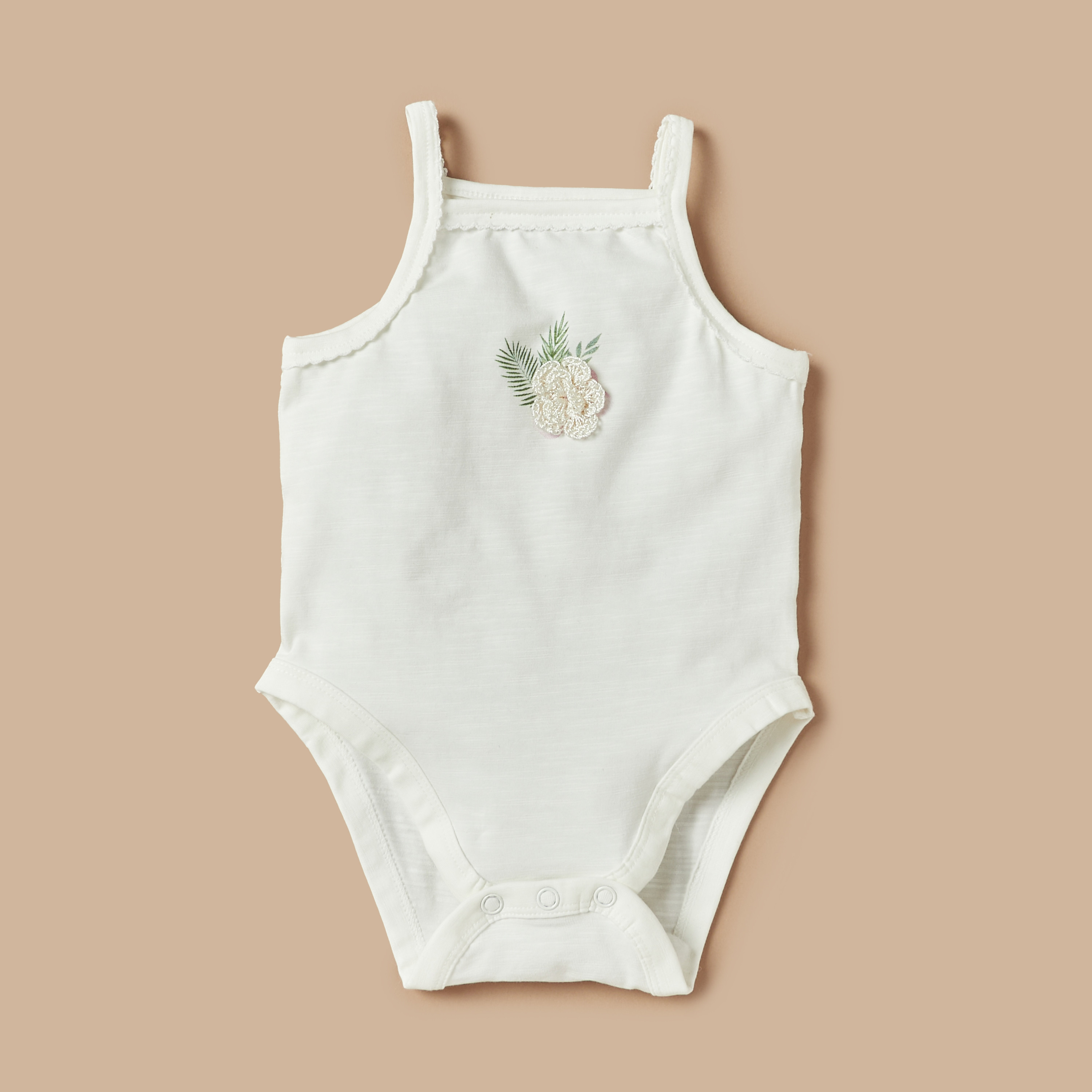 Sleeveless bodysuit best sale baby girl