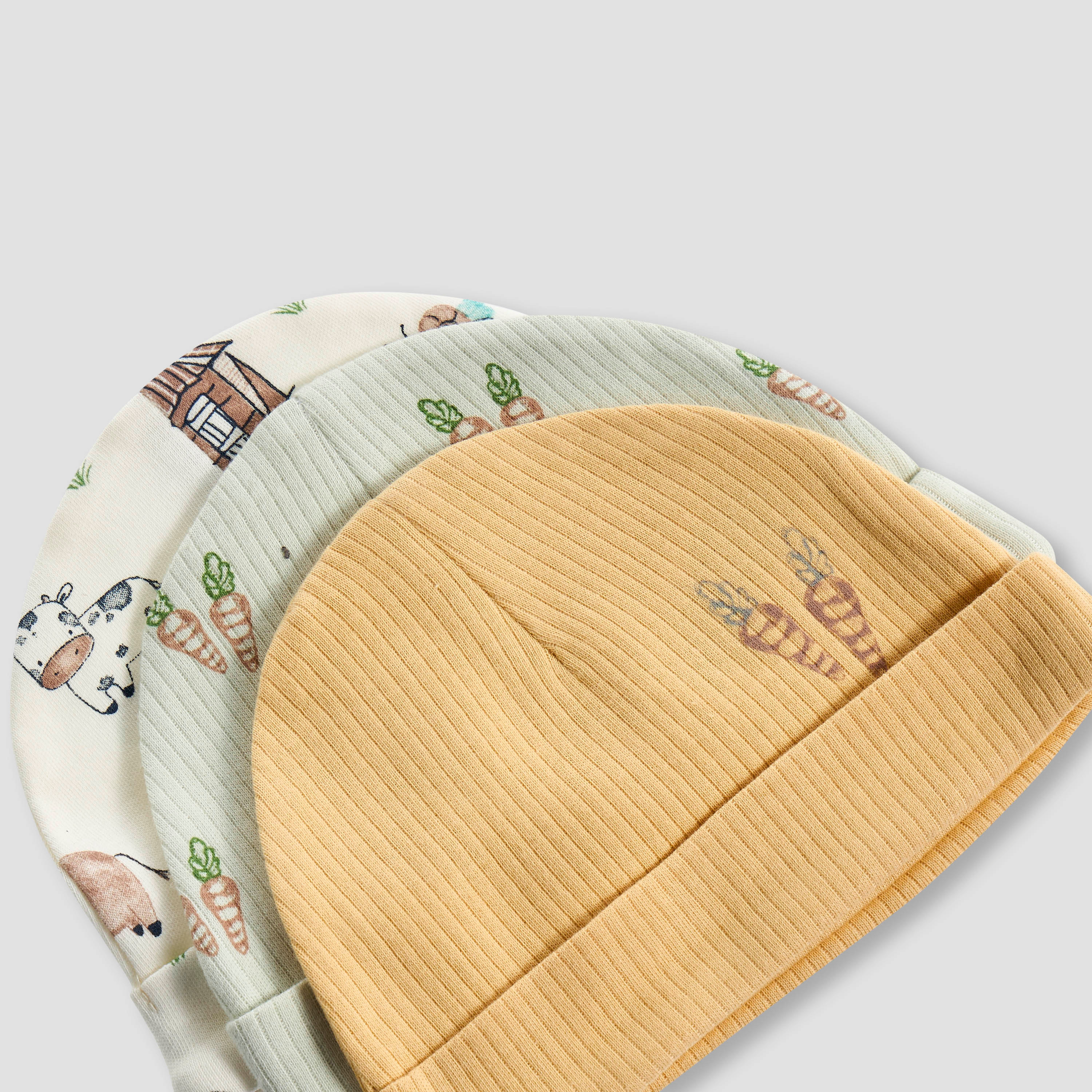 طقم 3 كاب بيني بطبعات من جونيورز-baby-boys-accessories-caps-image-7