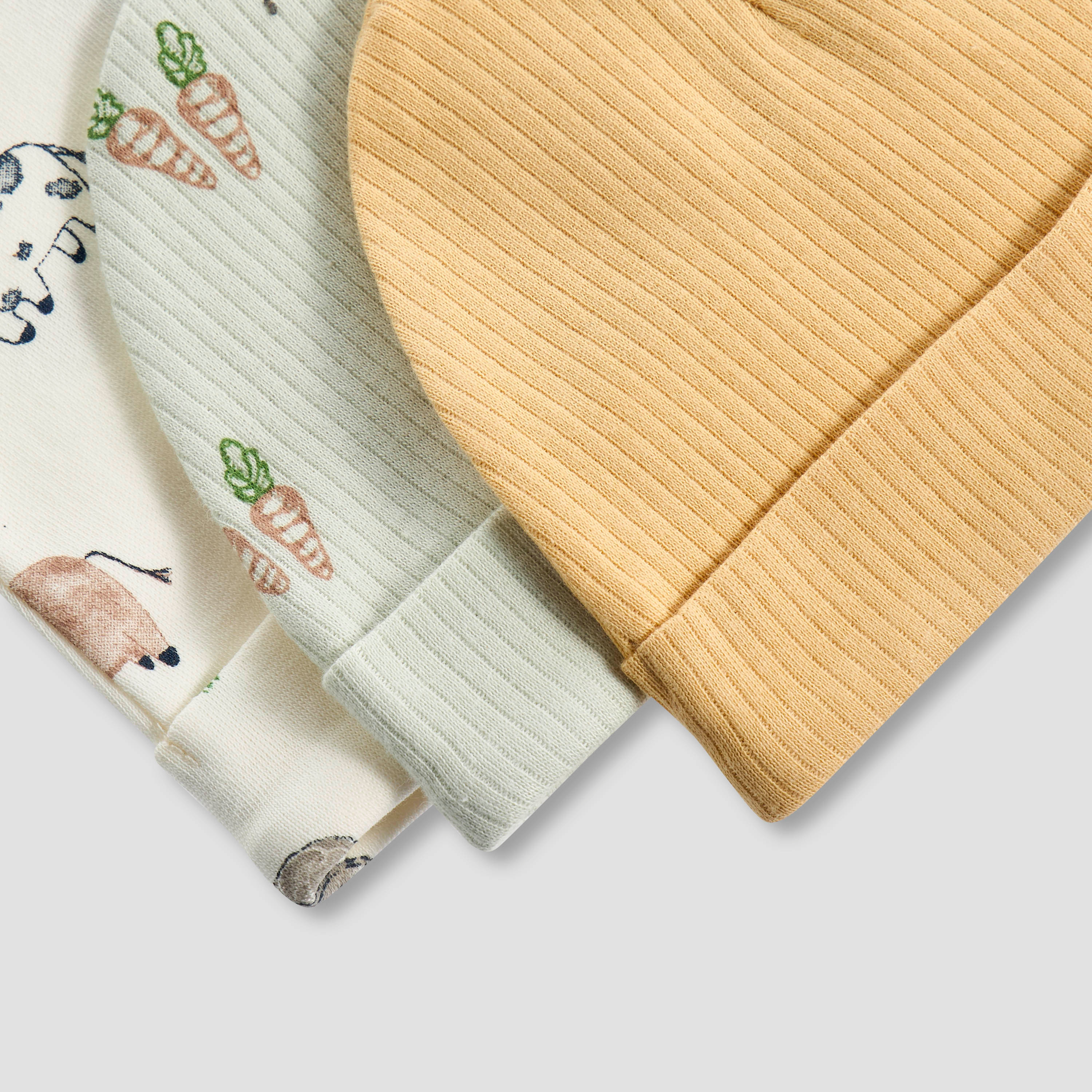 طقم 3 كاب بيني بطبعات من جونيورز-baby-boys-accessories-caps-image-8